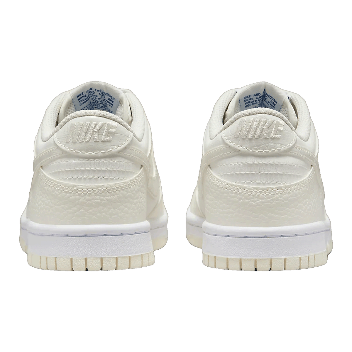 Nike Dunk Low SE Sail Croc (GS) Back FV7472-100