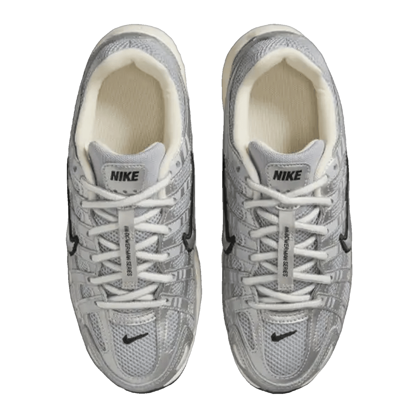 Nike P-6000 Metallic Silver Black (GS) Oben HV5064-006