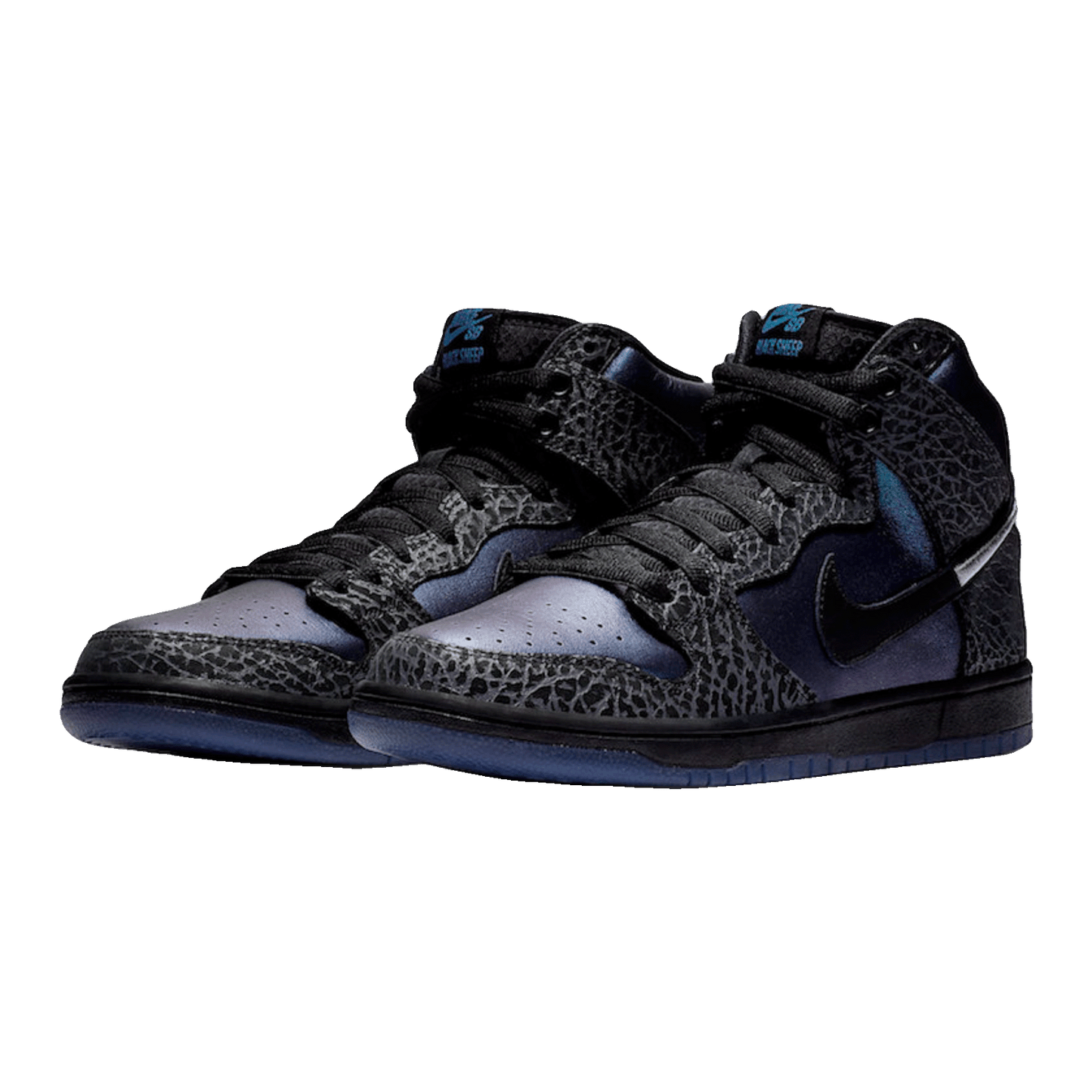 Nike SB Dunk High Black Sheep Hornet Side