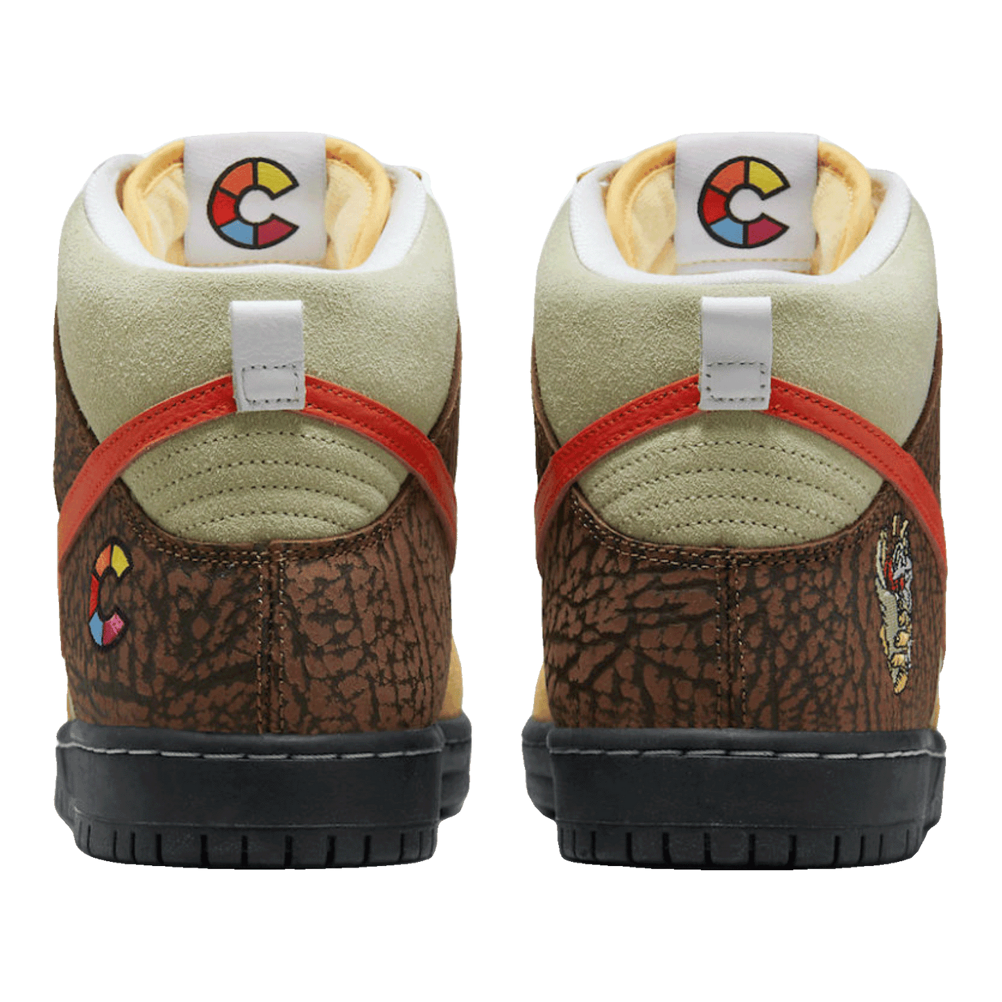 Nike SB Dunk High Color Skates Kebab and Destroy Back