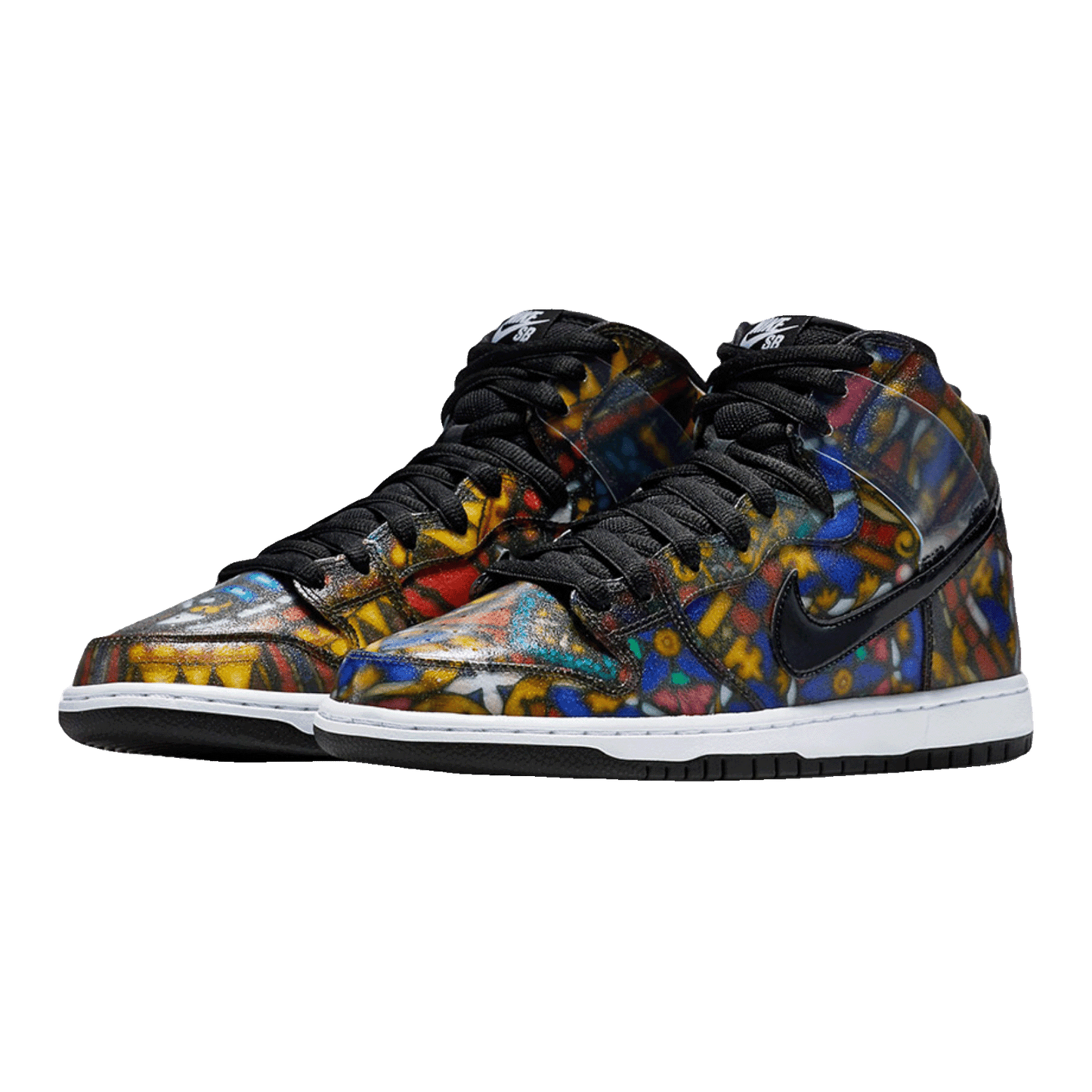 Nike SB Dunk High Concepts Stained Glass Side