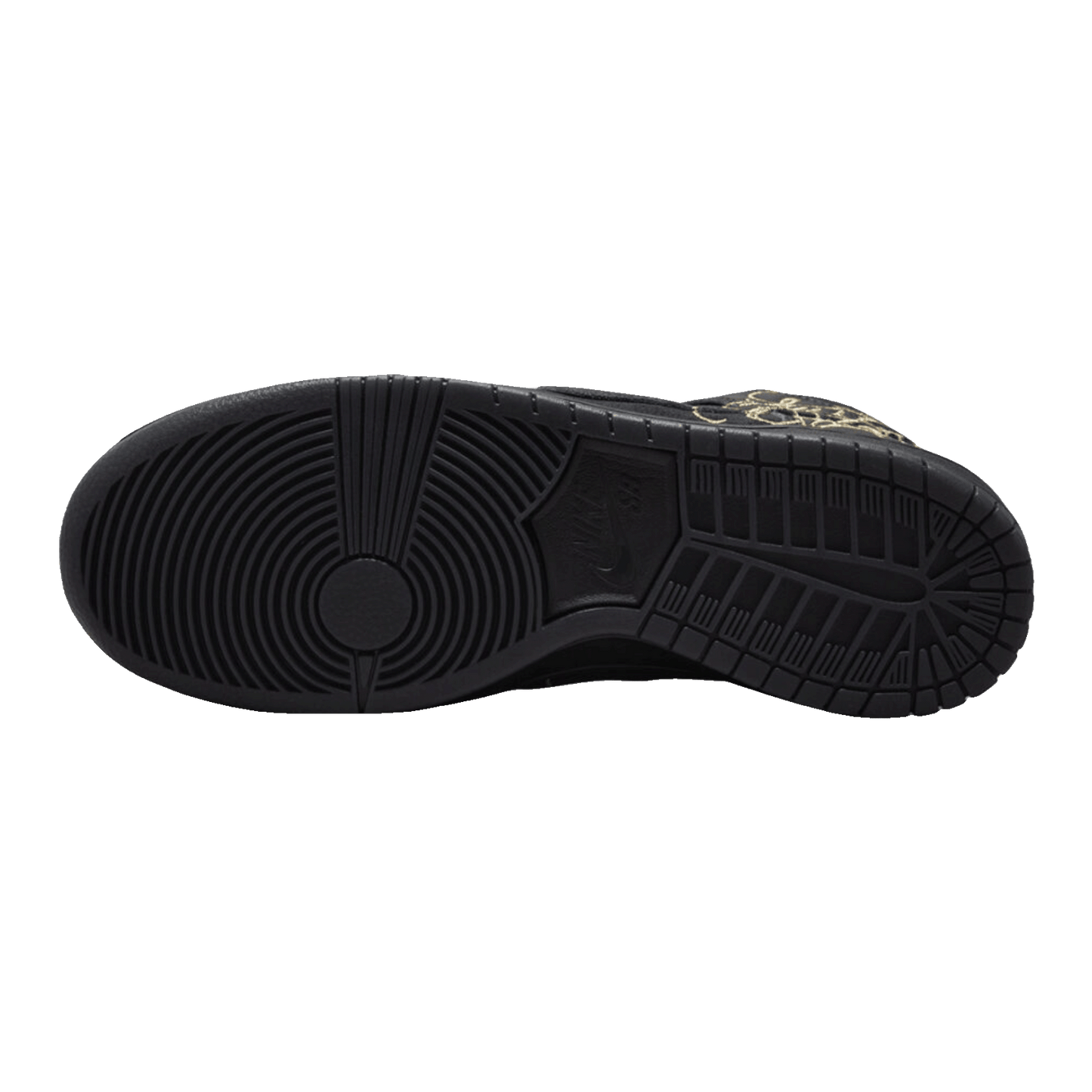 Nike SB Dunk High FAUST Black Gold Sohle