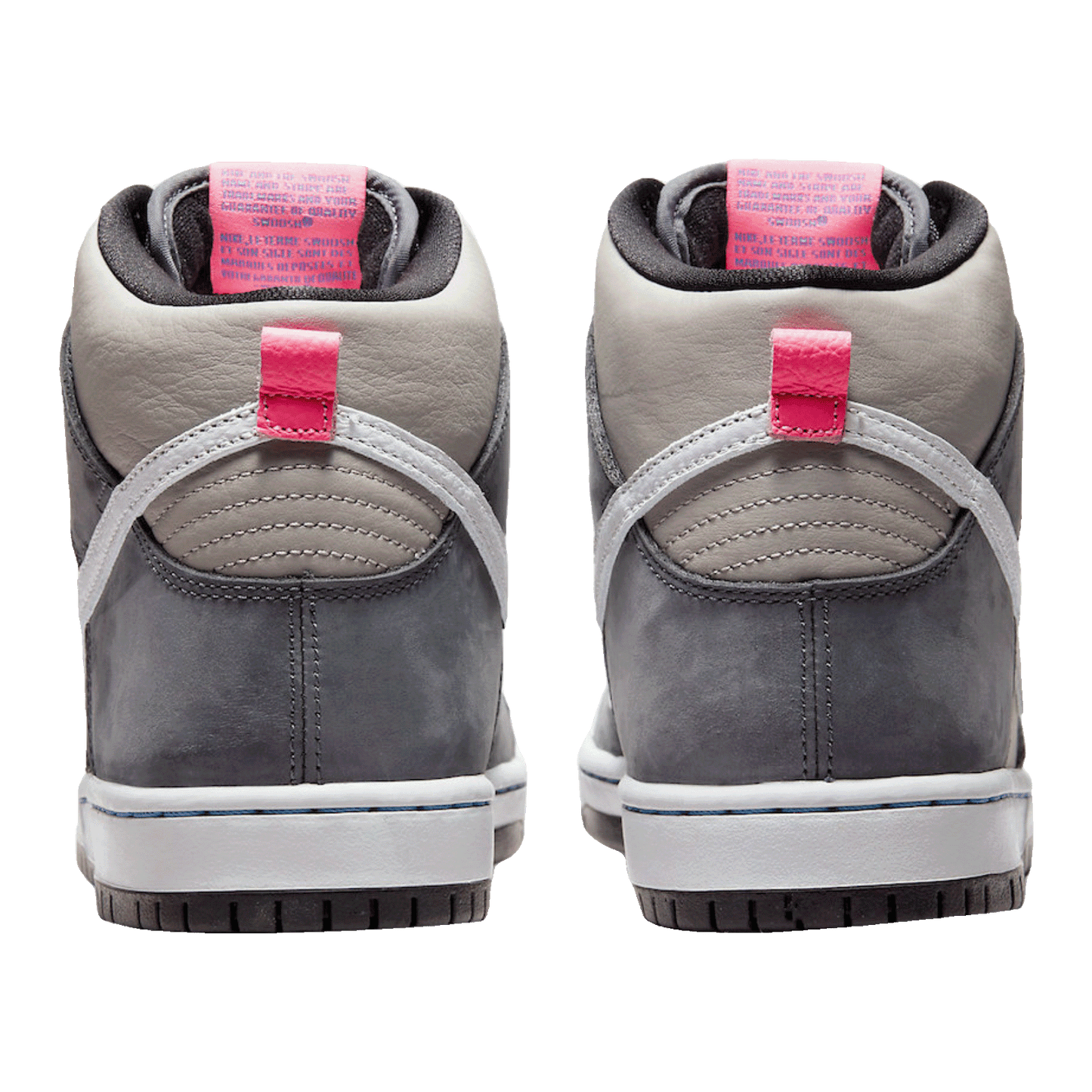 Nike SB Dunk High Pro Medium Grey Pink Back