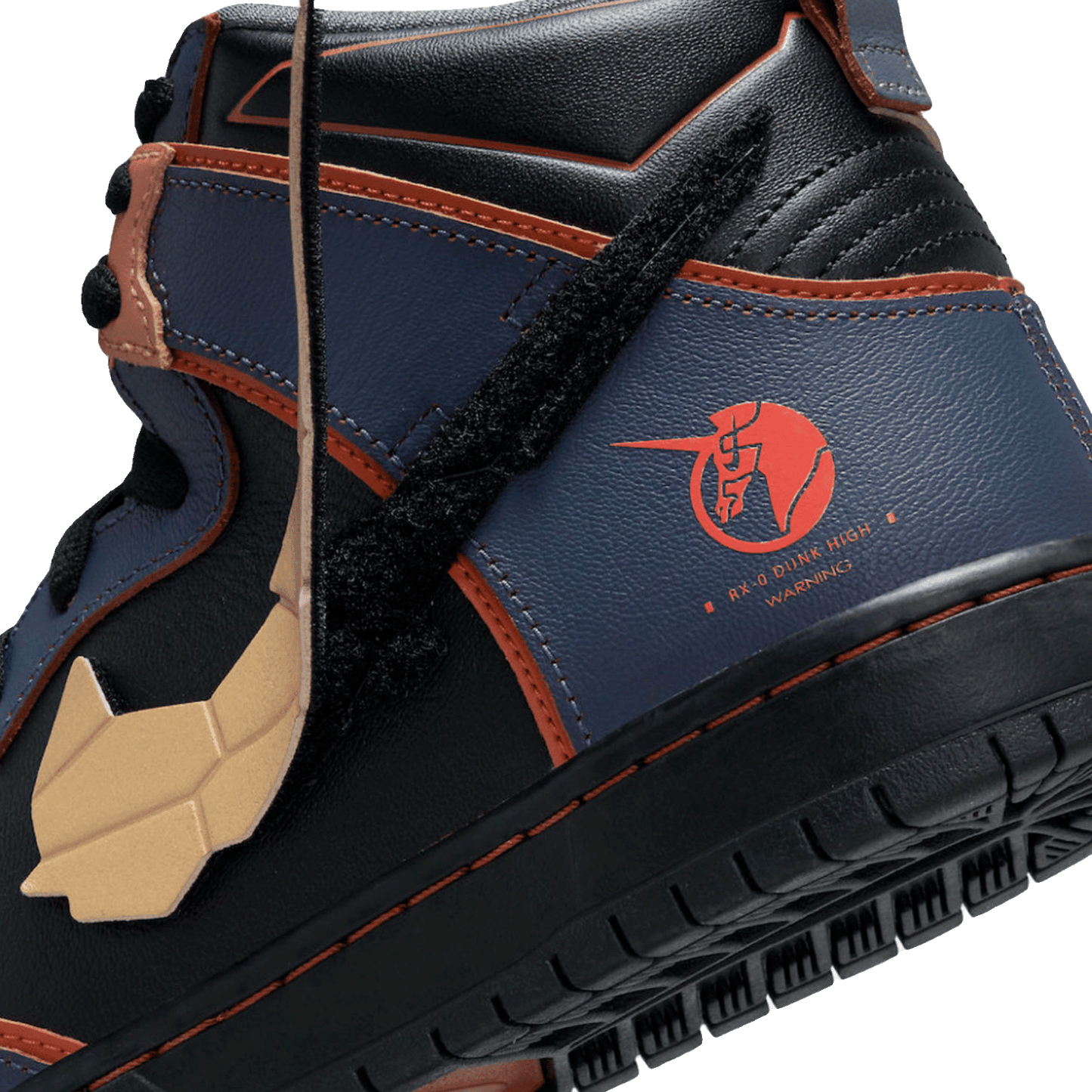 Nike SB Dunk High RX-0 Unicorn Gundam 02 Banshee Detail
