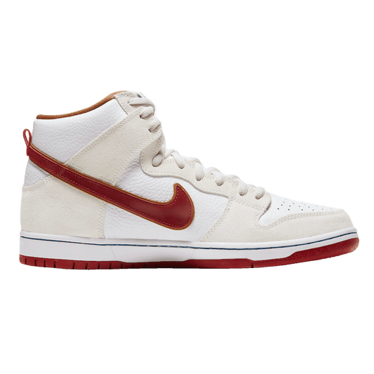 Nike SB Dunk High Sail Bright Crimson