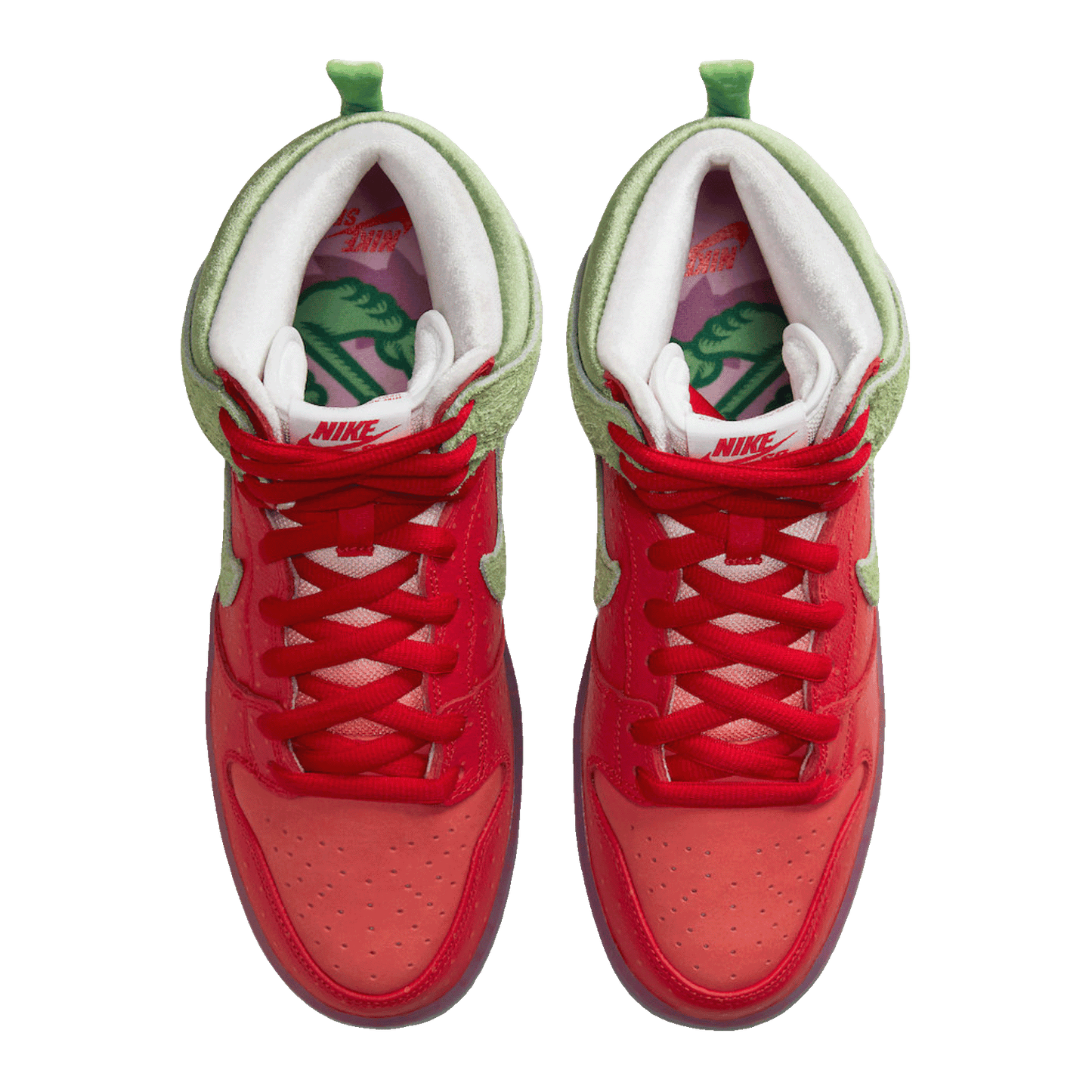 Nike SB Dunk High Strawberry Cough Oben