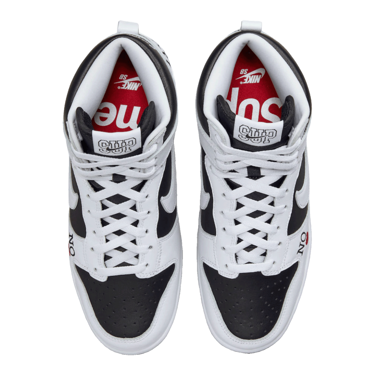 Nike SB Dunk High Supreme By Any Means Black Oben