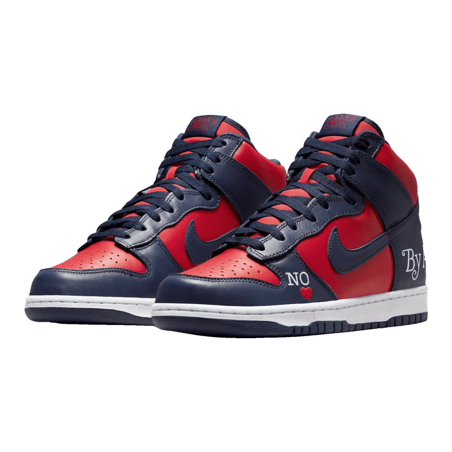 Nike SB Dunk High Supreme By Any Means Navy Side