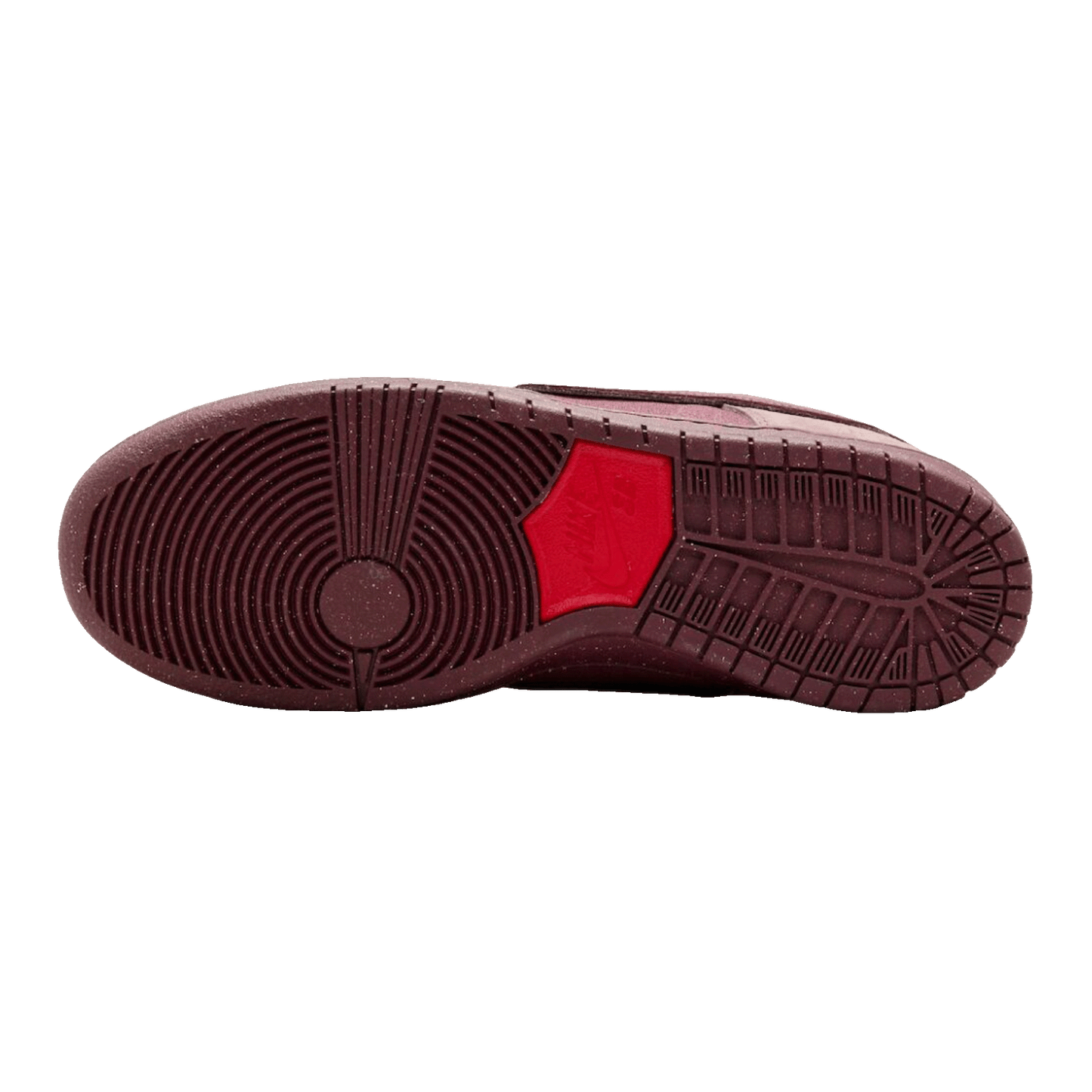 Nike SB Dunk Low City of Love Burgundy Crush Sohle