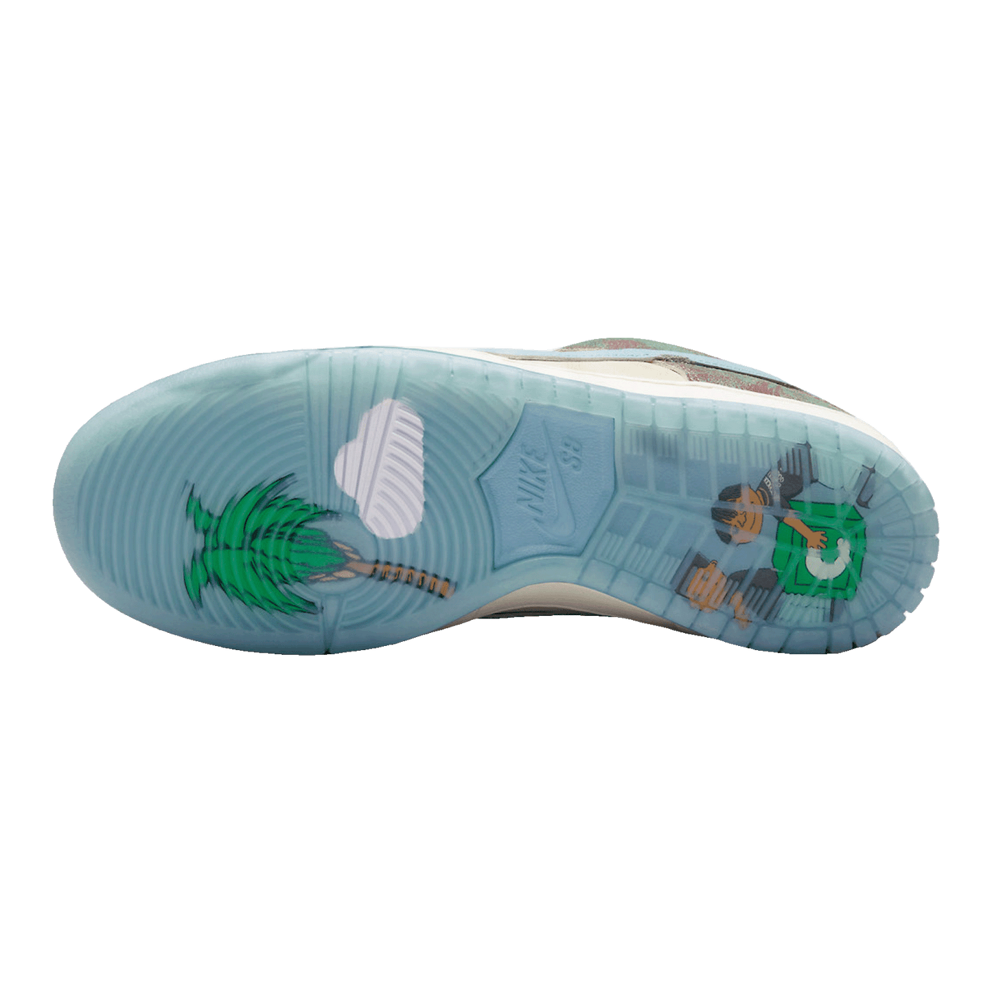Nike SB Dunk Low Crenshaw Skate Club Sohle