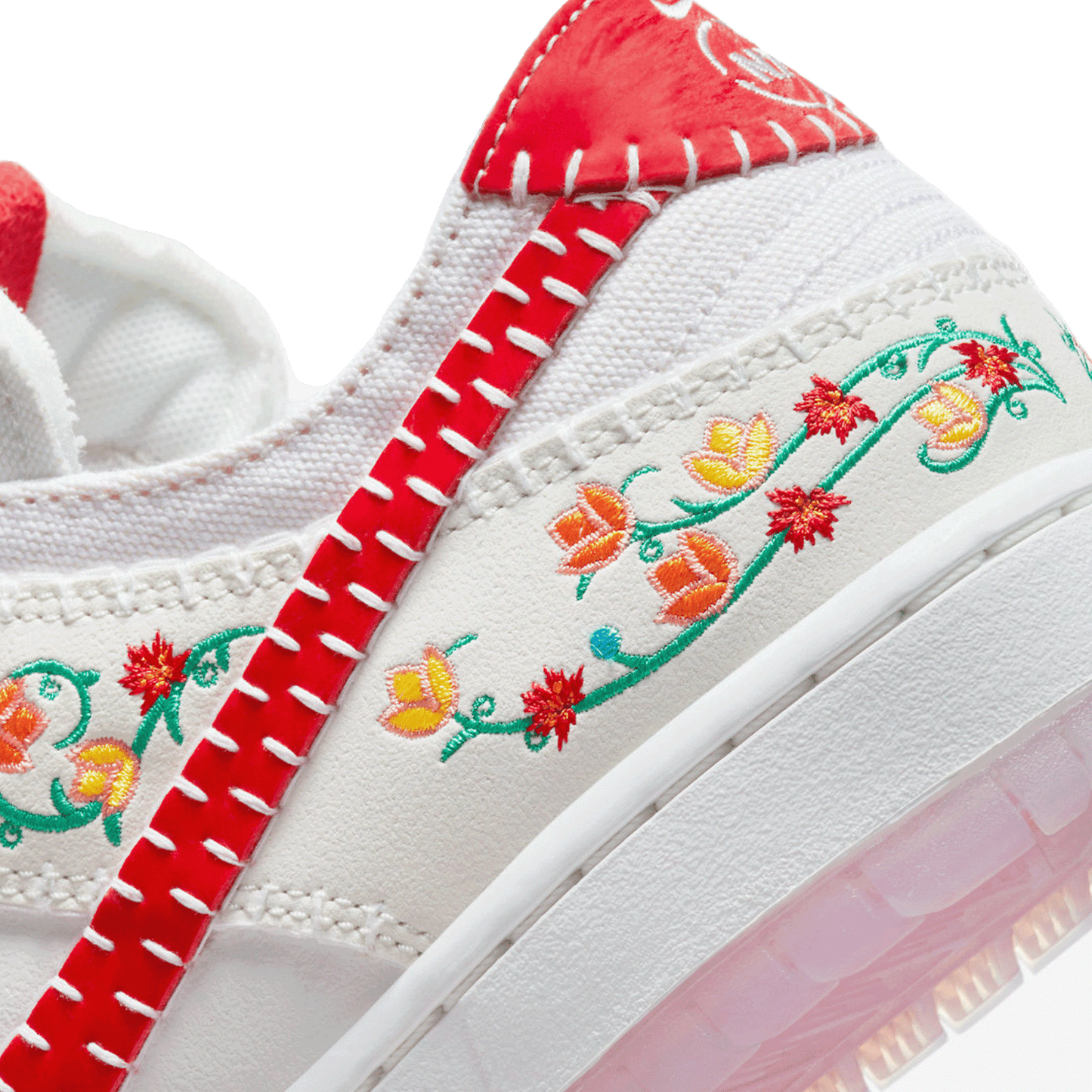 Nike SB Dunk Low Decon N7 Opti Yellow University Red Detail