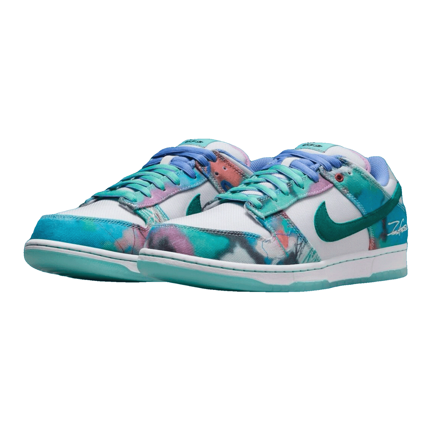Nike SB Dunk Low Futura Laboratories Bleached Aqua Side
