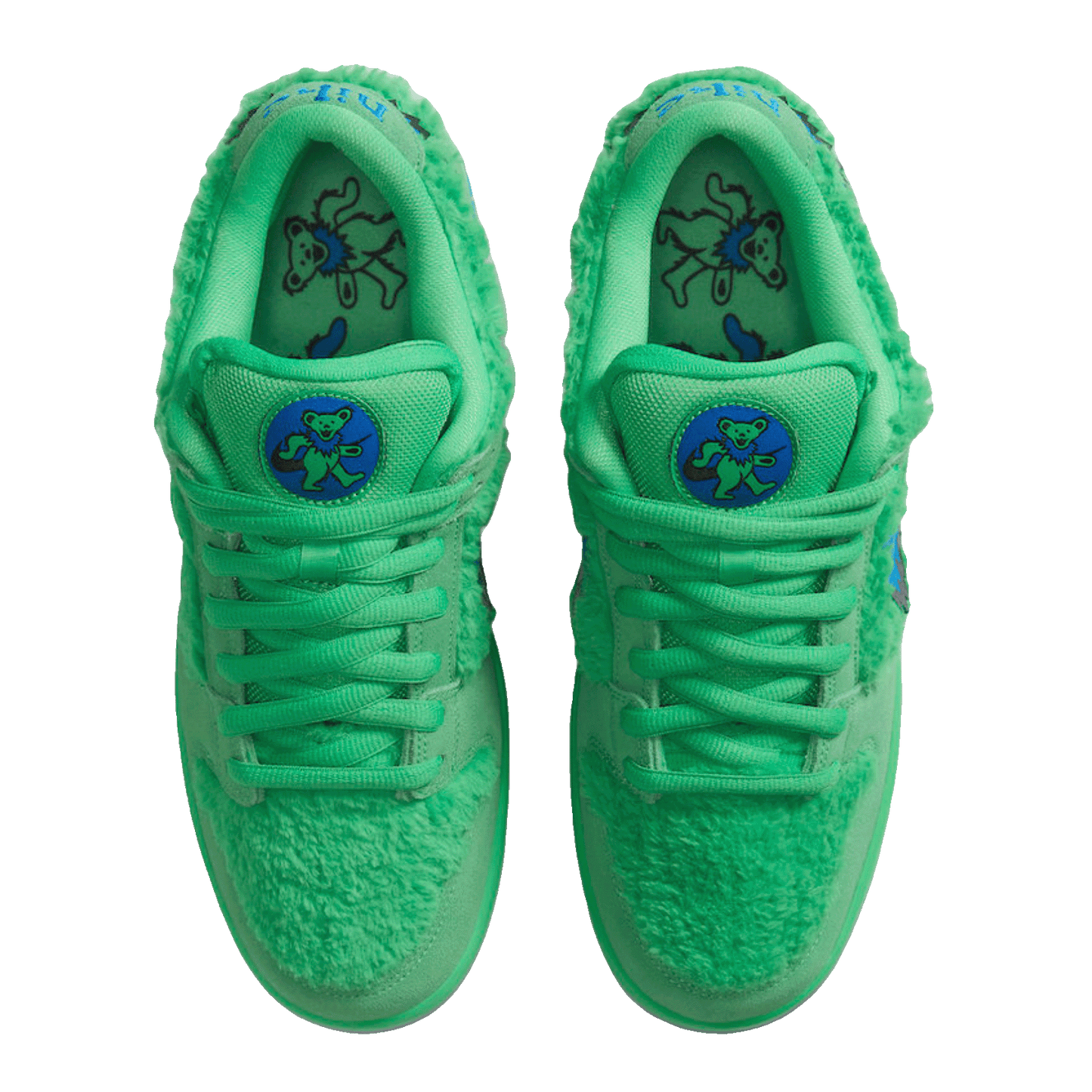 Nike SB Dunk Low Grateful Dead Bears Green Oben