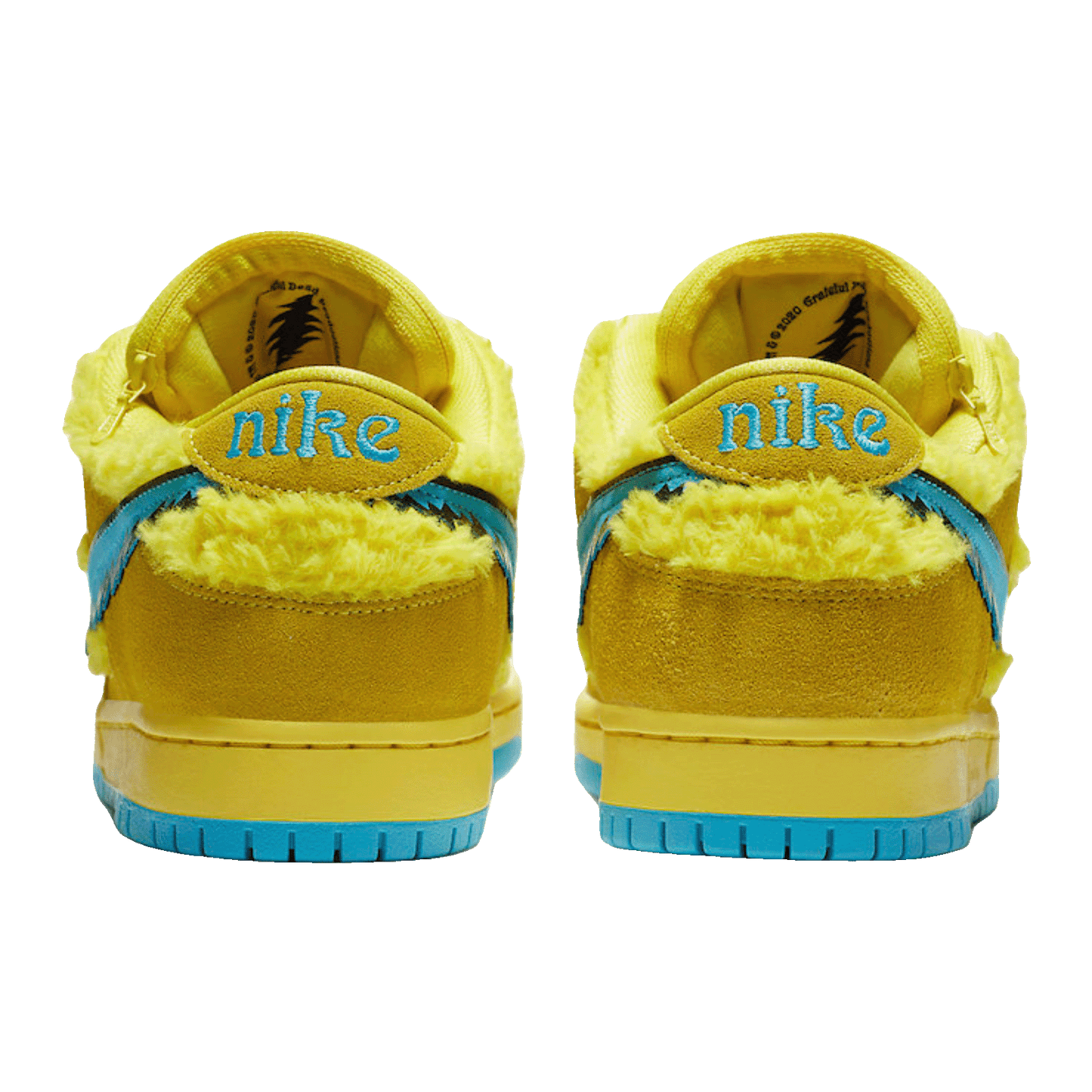 Nike SB Dunk Low Grateful Dead Bears Opti Yellow Back