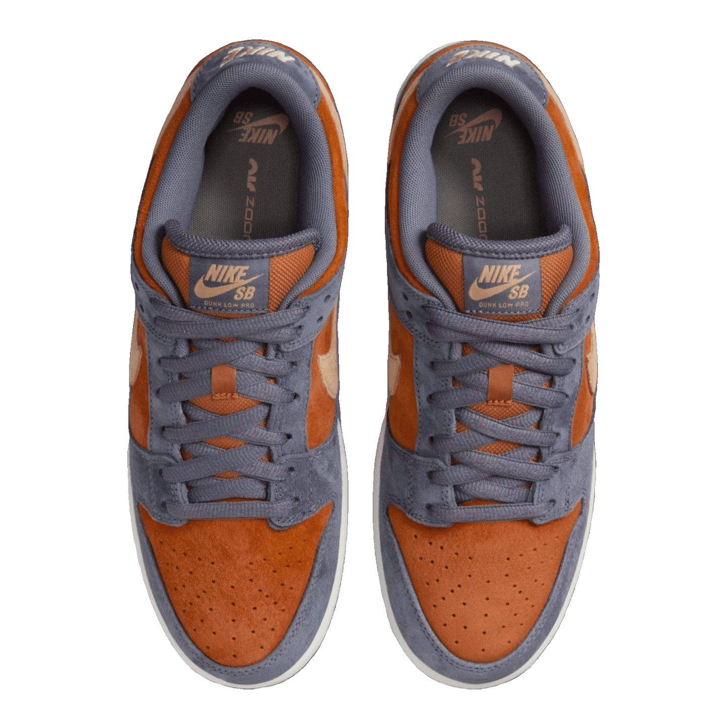 Nike SB Dunk Low Light Carbon Monarch Oben