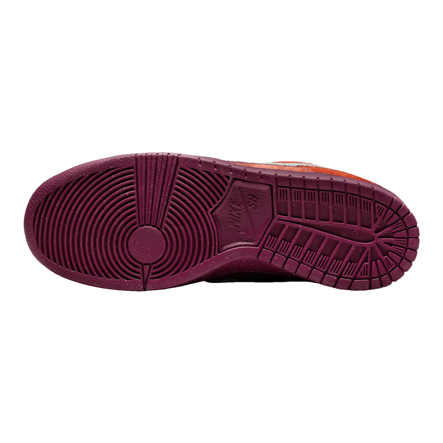 Nike SB Dunk Low Mystic Red Rosewood Sohle