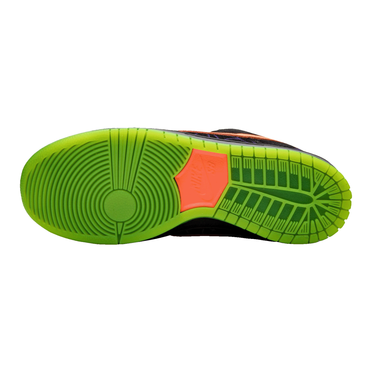 Nike SB Dunk Low Night of Mischief Halloween Sohle