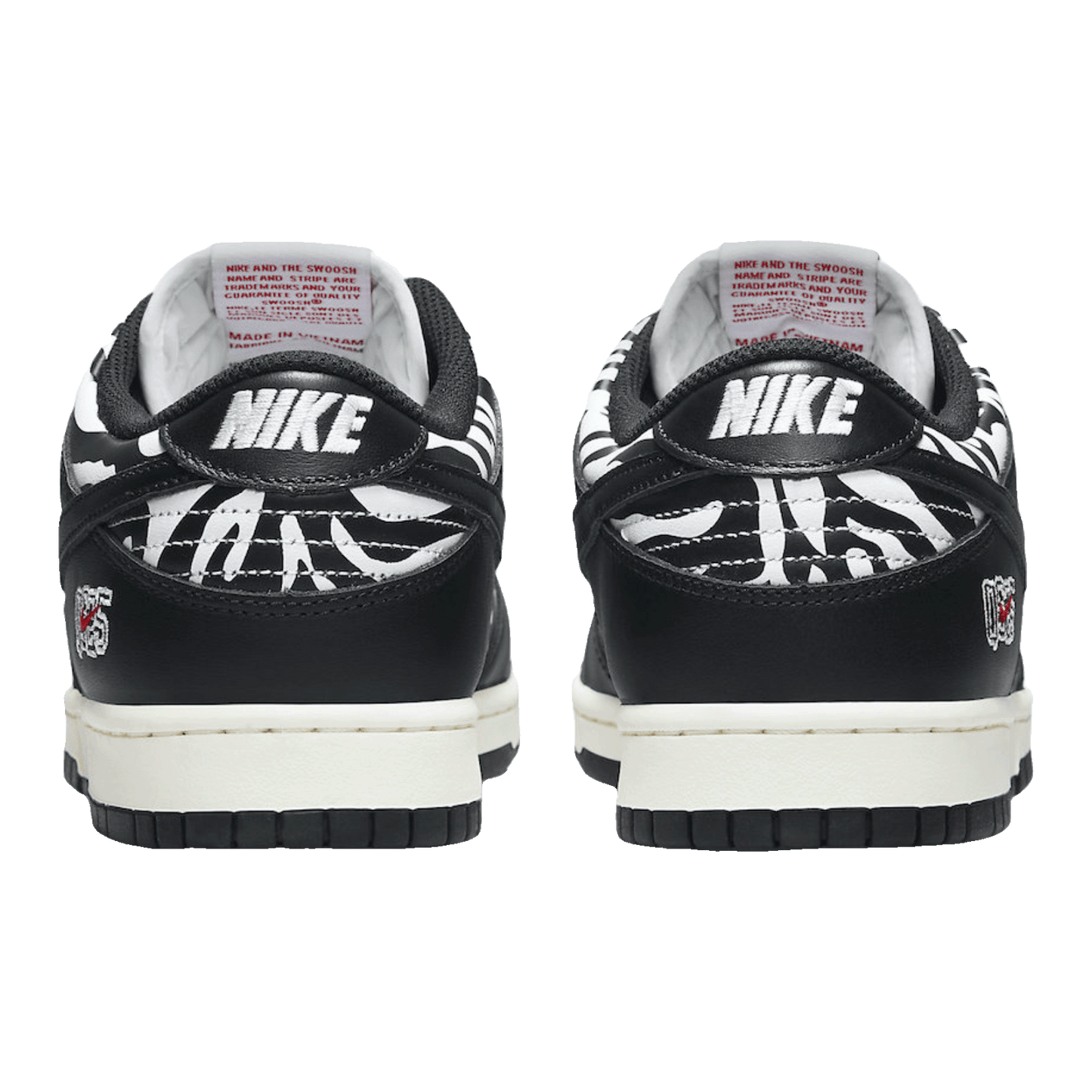 Nike SB Dunk Low OG QS Quartersnacks Zebra Back