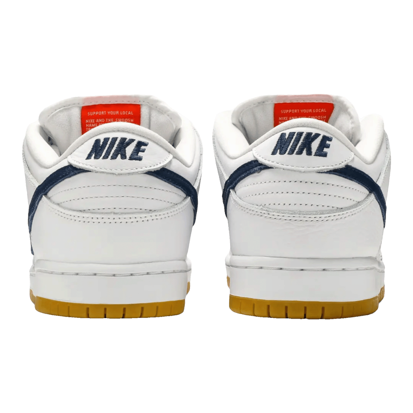 Nike SB Dunk Low Orange Label White Navy Back