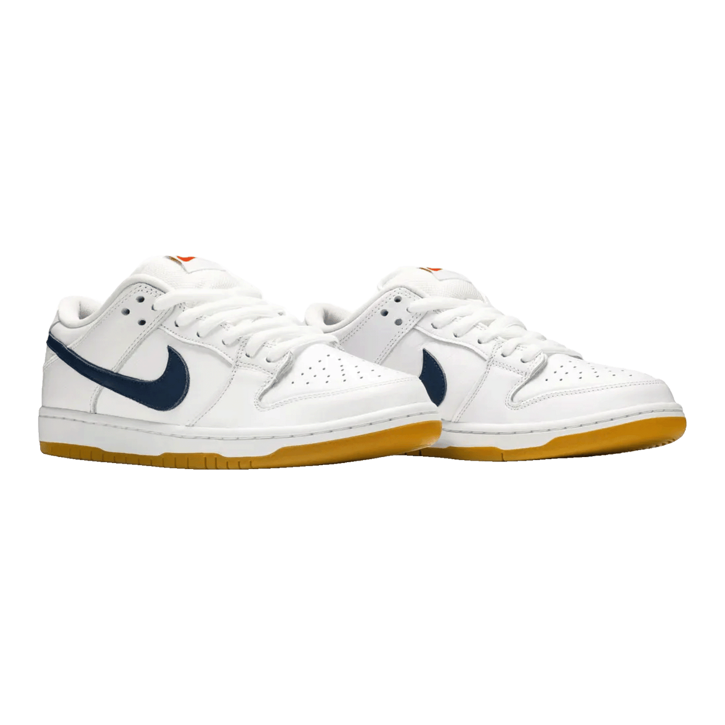Nike SB Dunk Low Orange Label White Navy Side