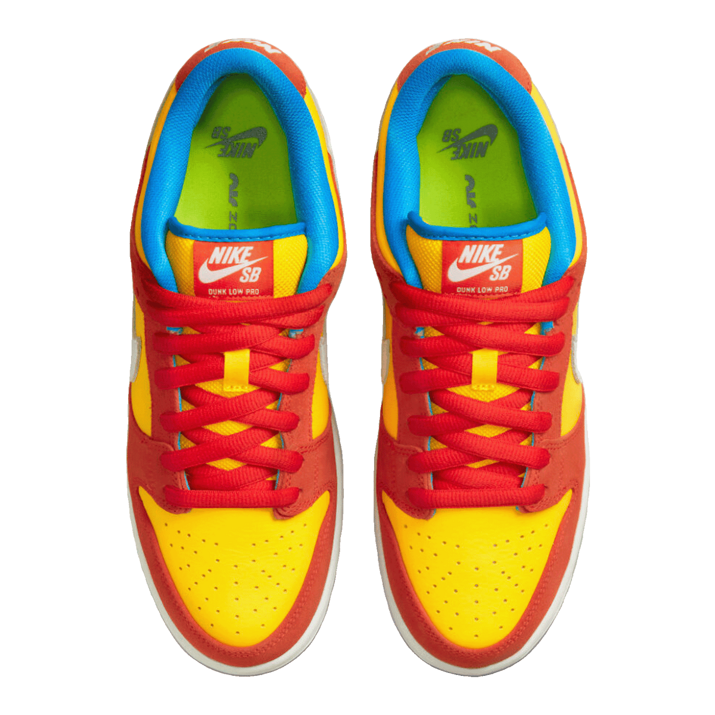 Nike SB Dunk Low Pro Bart Simpson Oben