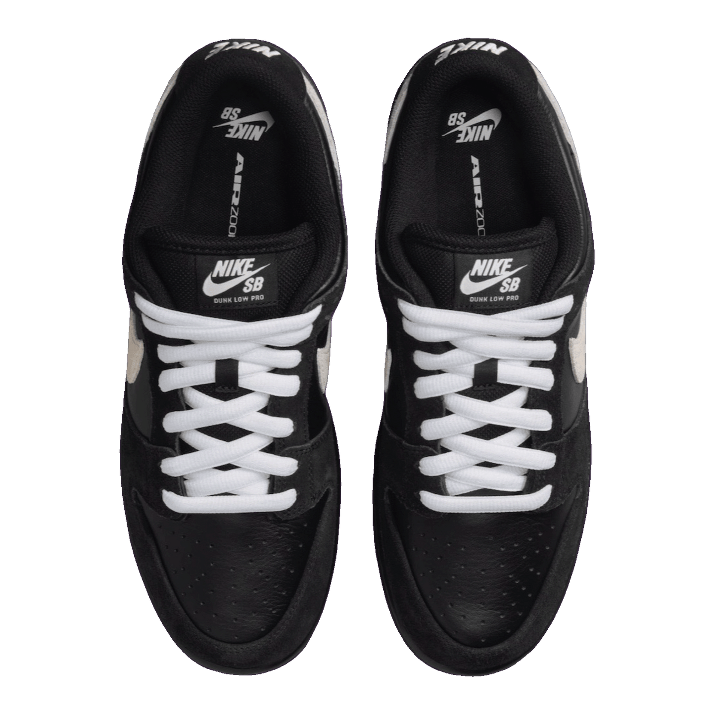 Nike SB Dunk Low Pro Black White Gum Oben