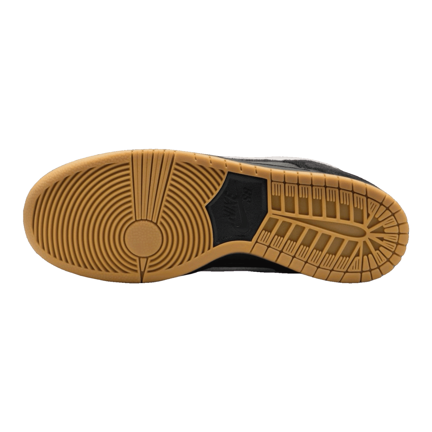Nike SB Dunk Low Pro Black White Gum Sohle