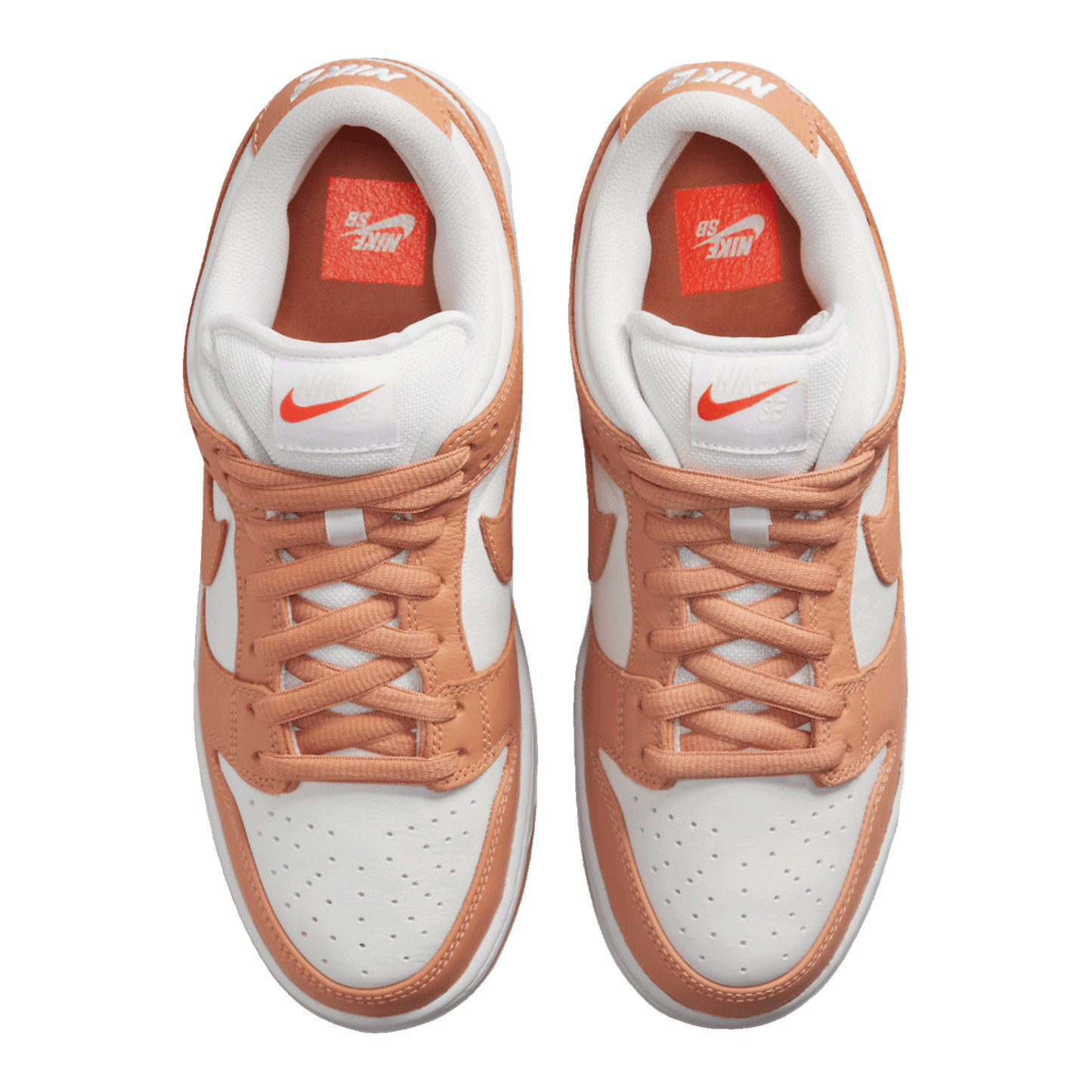 Nike SB Dunk Low Pro ISO Light Cognac Oben