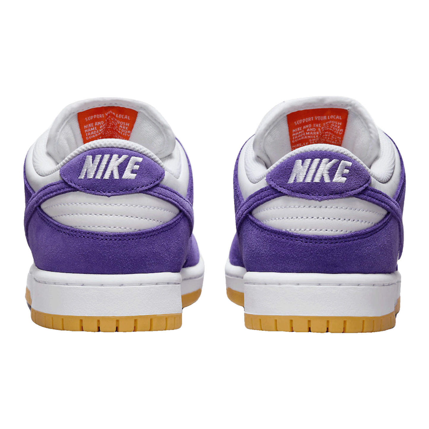 Nike SB Dunk Low Pro ISO Orange Label Court Purple Back