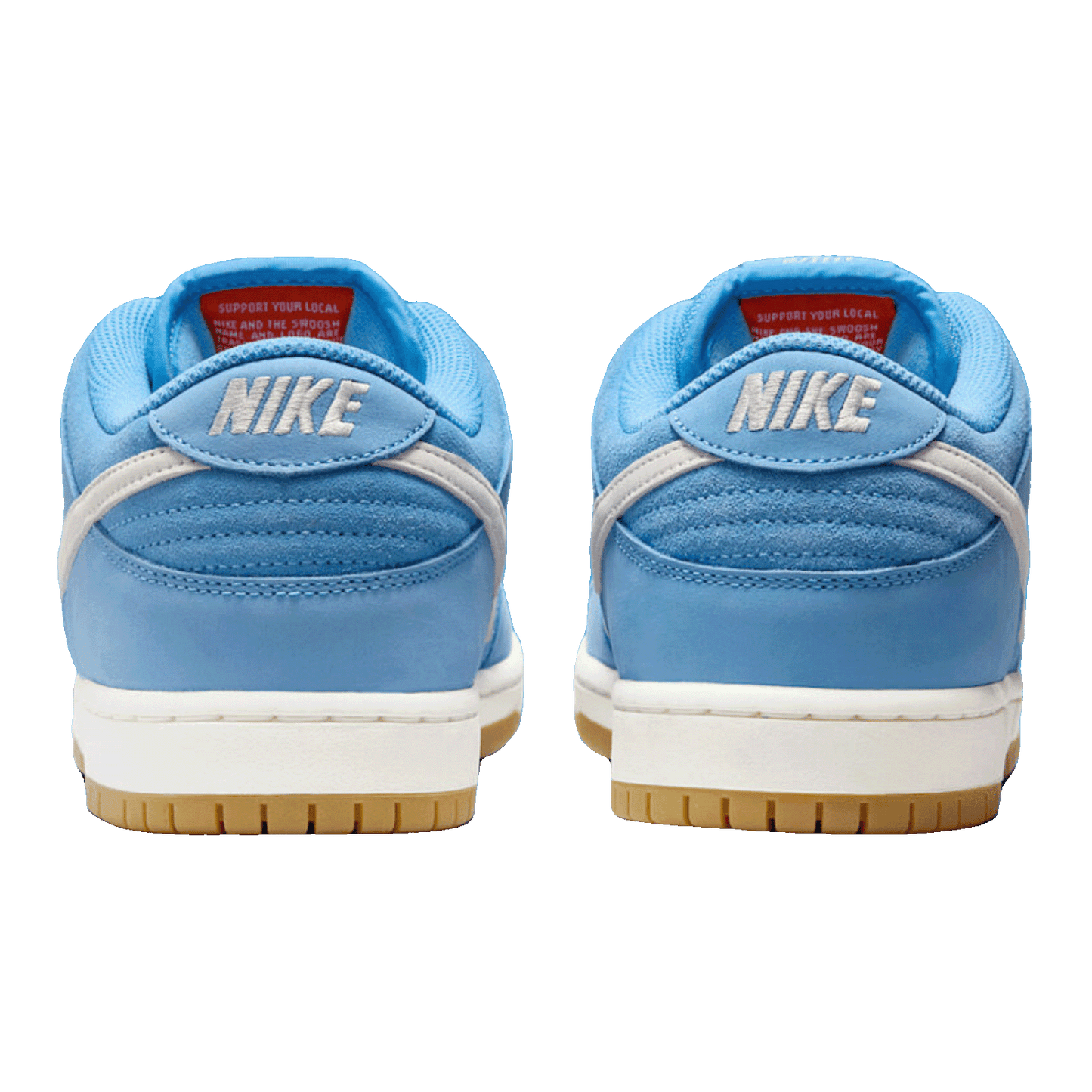 Nike SB Dunk Low Pro University Blue Gum Back