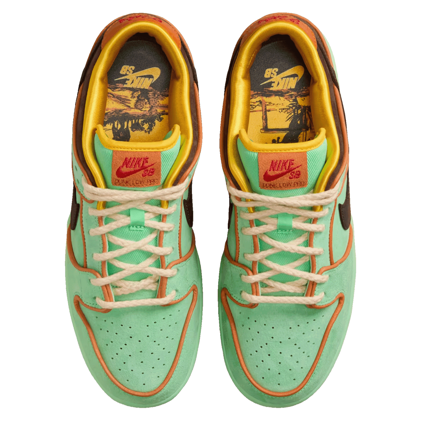 Nike SB Dunk Low Rodeo Tourmaline Oben