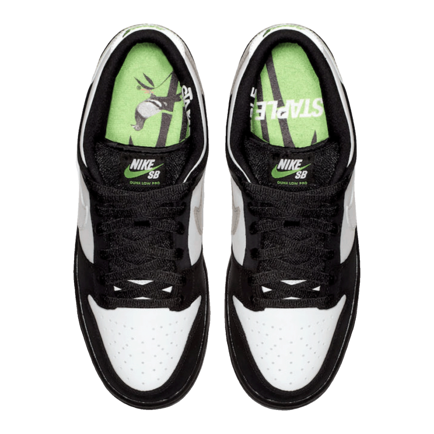 Nike SB Dunk Low Staple Panda Pigeon Oben
