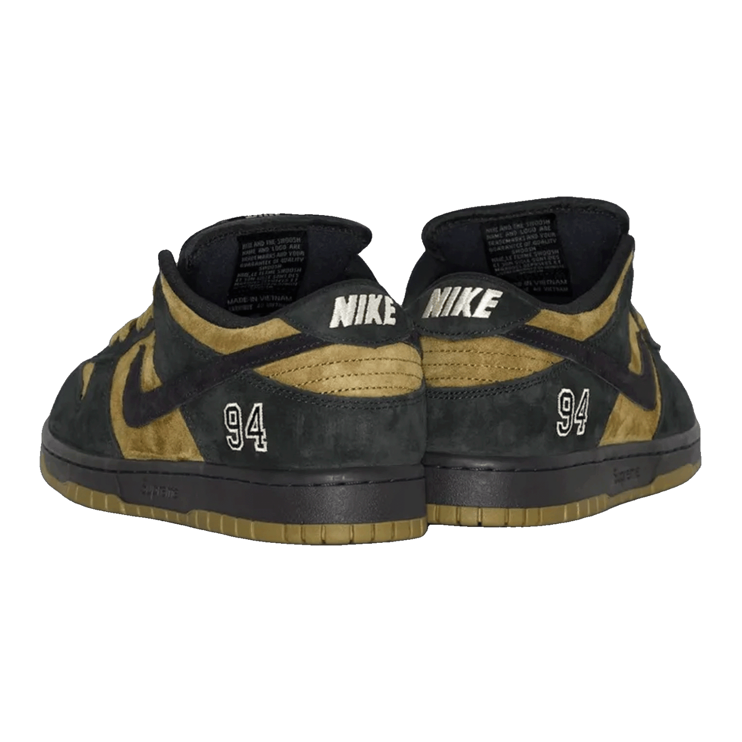 Nike SB Dunk Low Supreme 94 Hulk Back