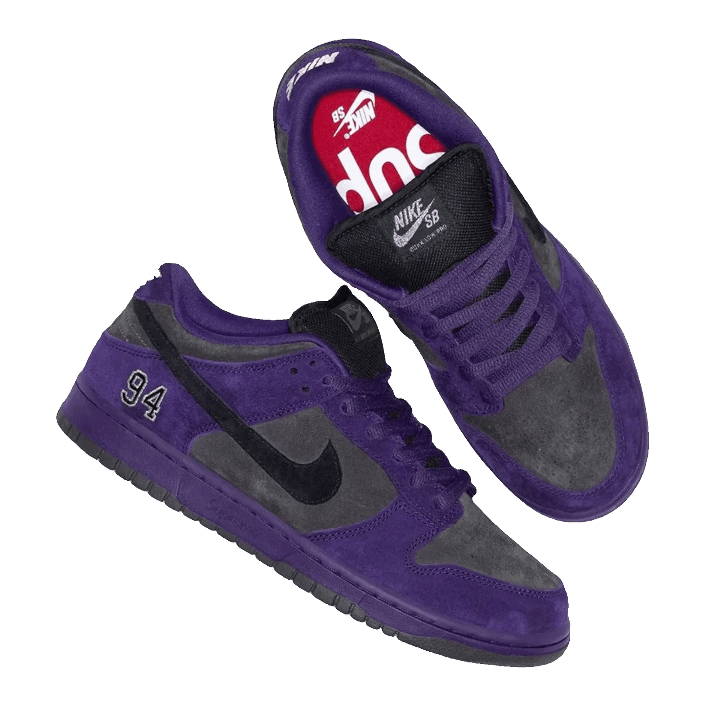 Nike SB Dunk Low Supreme 94 Ink Side