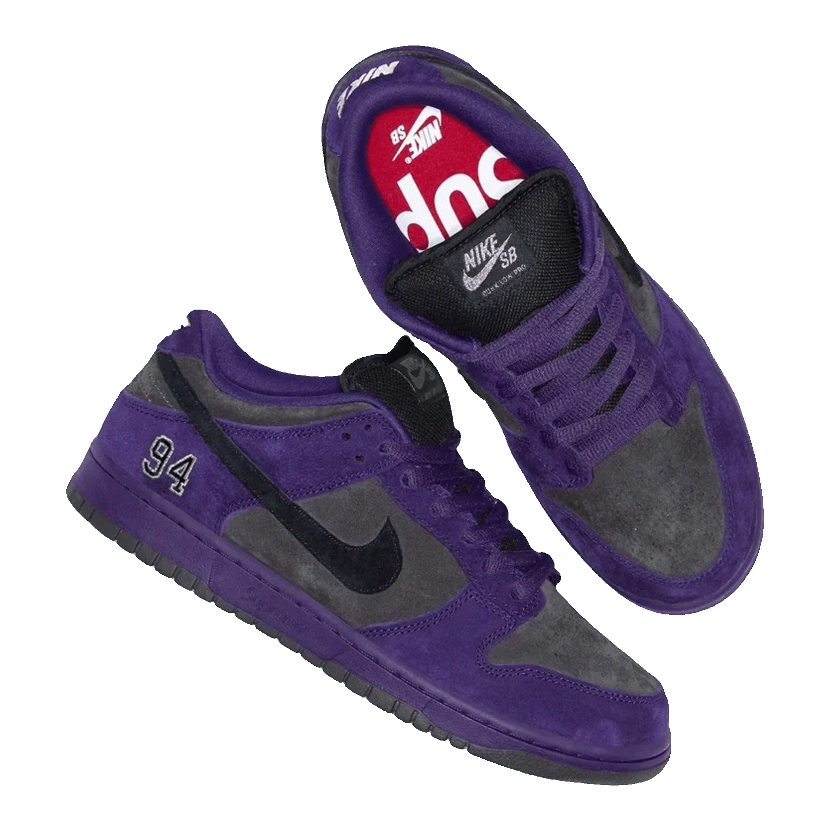 Nike SB Dunk Low Supreme 94 Ink Side