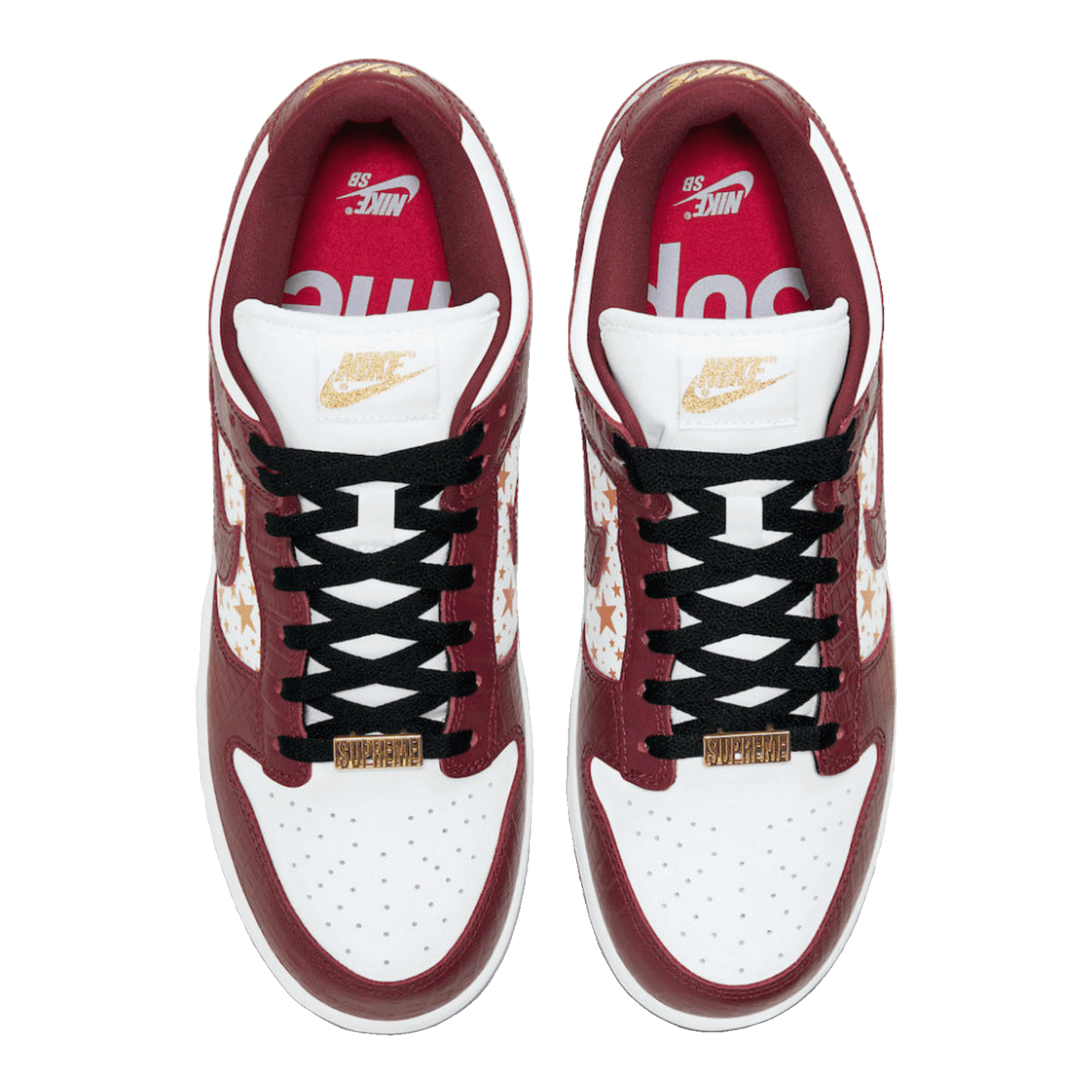 Nike SB Dunk Low Supreme Stars Barkroot Brown (2021) Oben