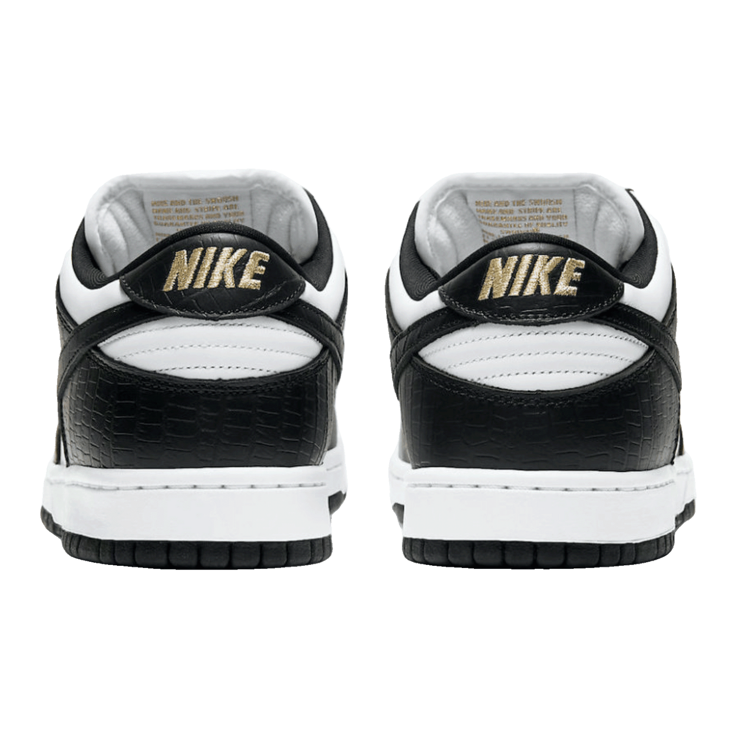 Nike SB Dunk Low Supreme Stars Black (2021) Back