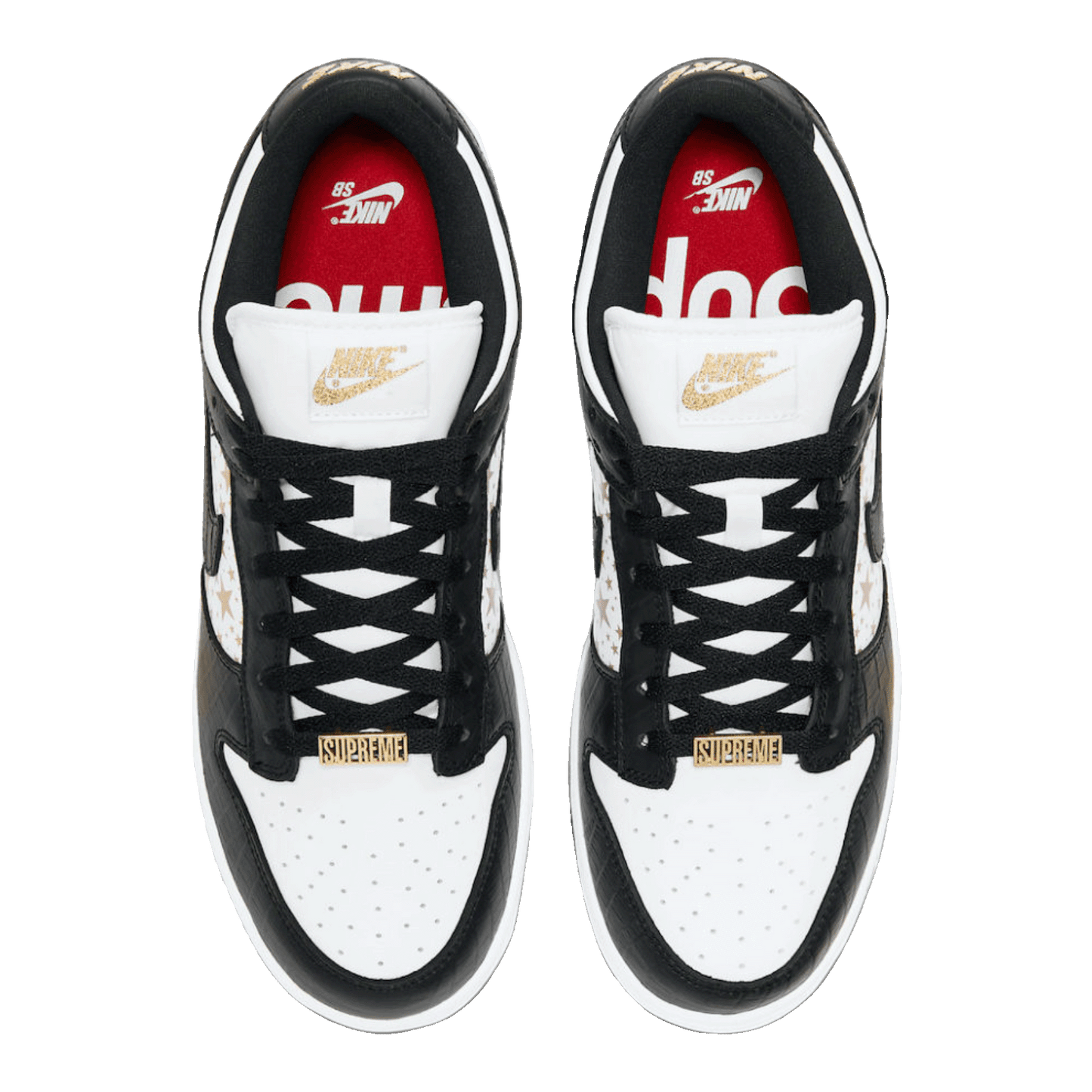 Nike SB Dunk Low Supreme Stars Black (2021) Oben