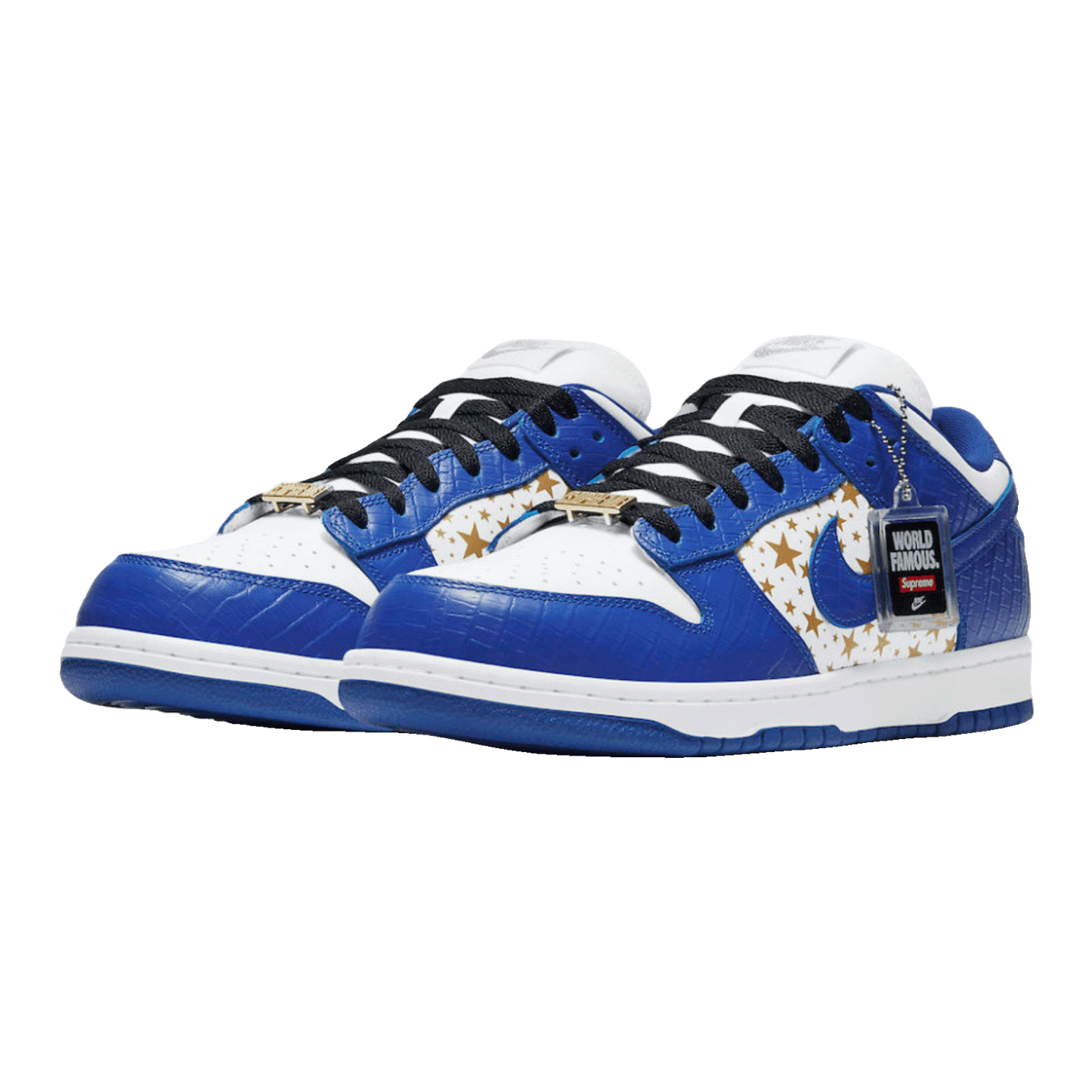 Nike SB Dunk Low Supreme Stars Hyper Royal (2021) Side