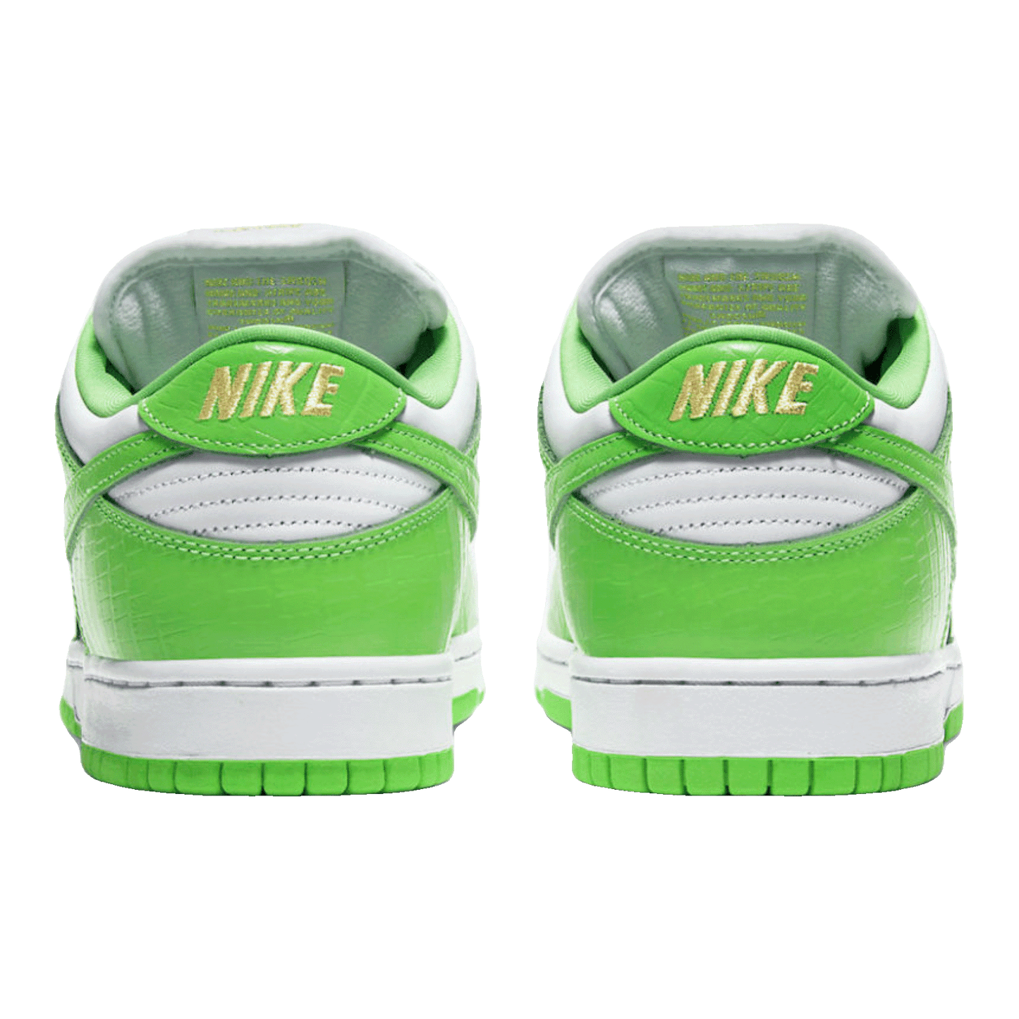 Nike SB Dunk Low Supreme Stars Mean Green (2021) Back