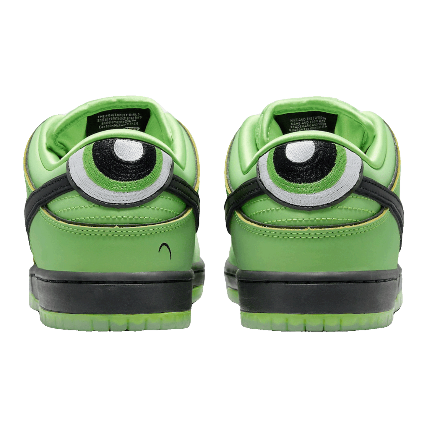 Nike SB Dunk Low The Powerpuff Girls Buttercup Back