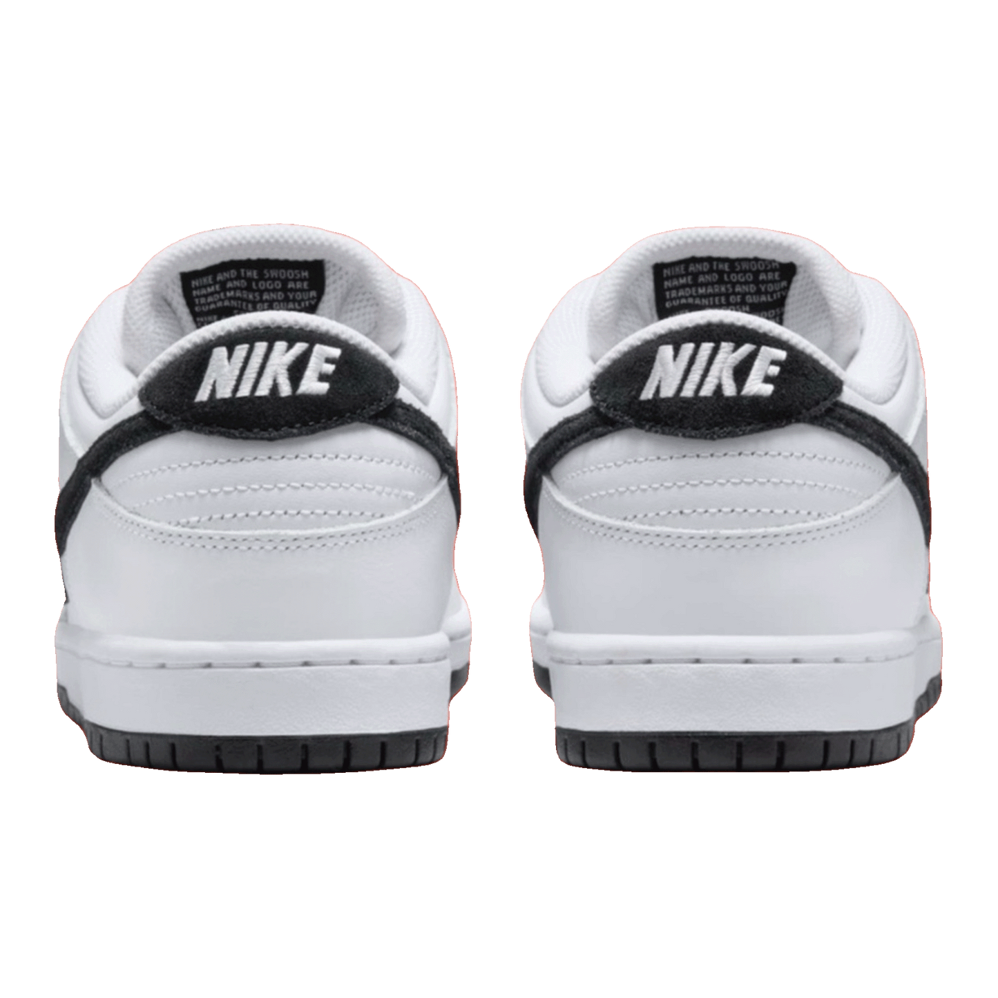 Nike SB Dunk Low White Black Back