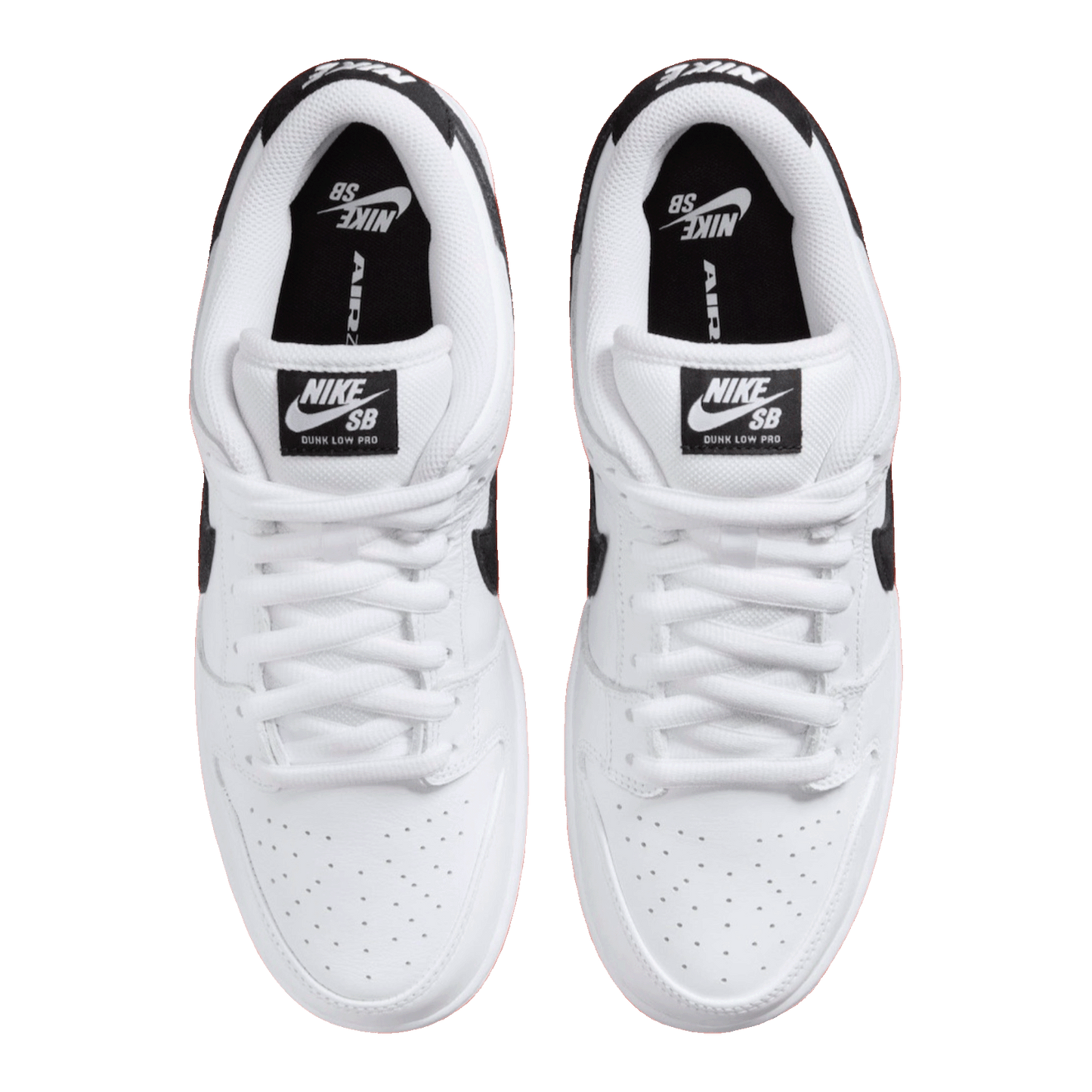 Nike SB Dunk Low White Black Oben
