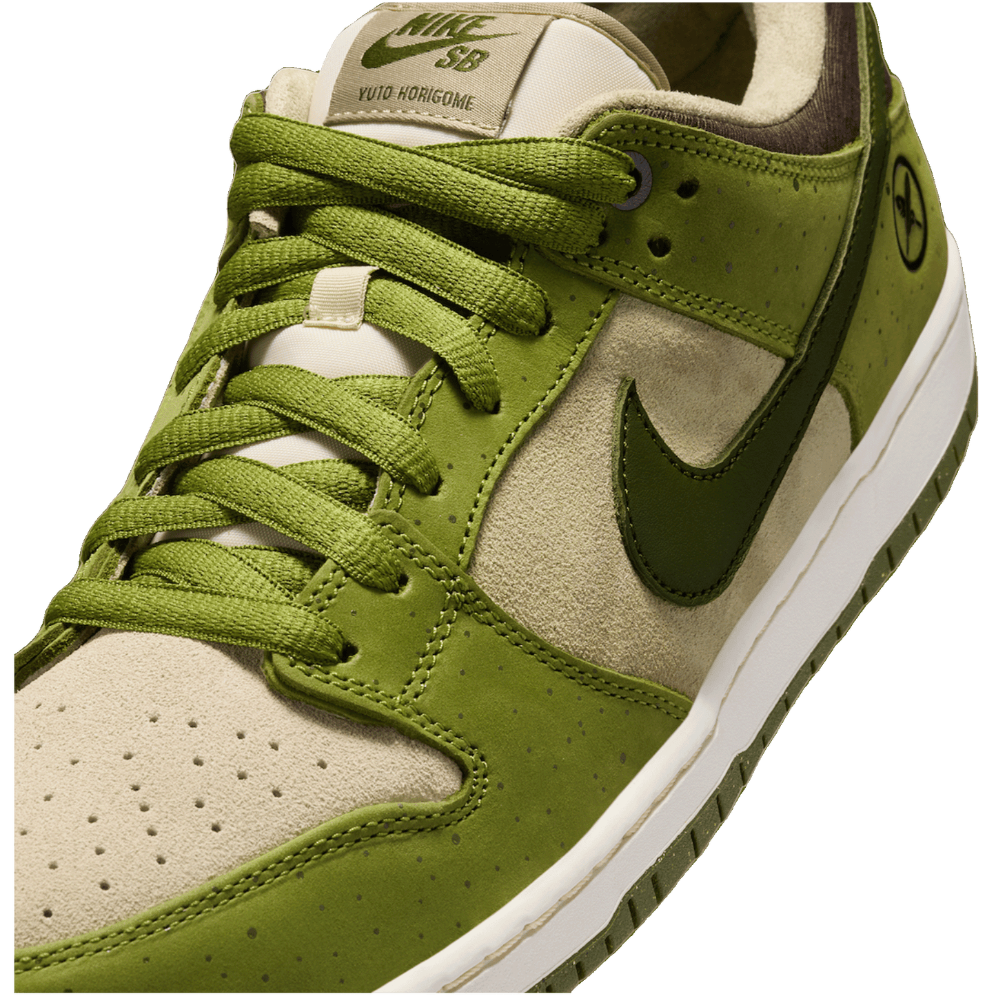 Nike SB Dunk Low Yuto Horigome Matcha Tongue