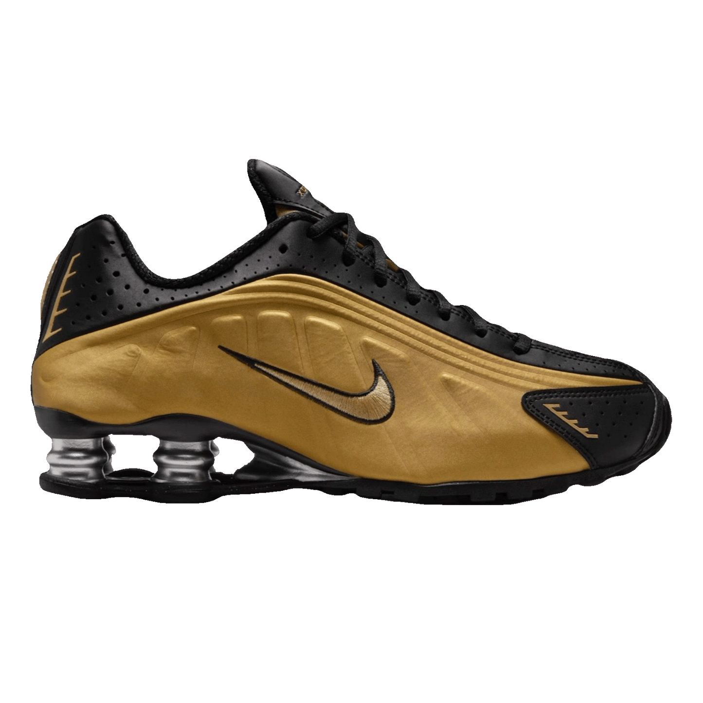 Nike Shox R4 Black Metallic Gold (W)