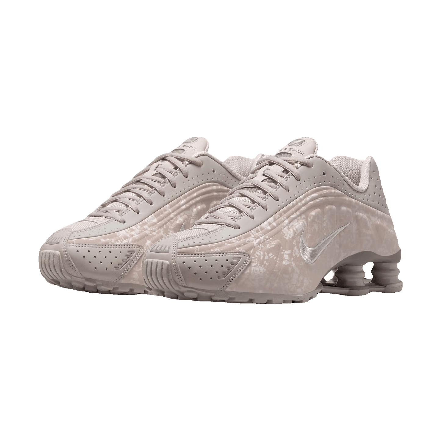 Nike Shox R4 Flat Pewter Floral (W) Side