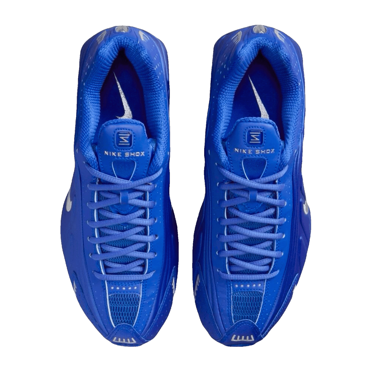 Nike Shox R4 Racer Blue Metallic Silver (W) Oben