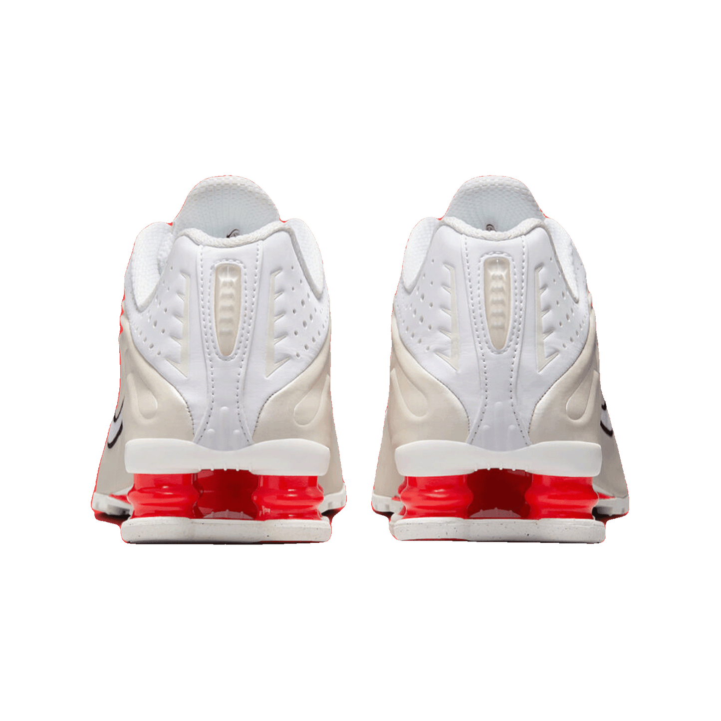 Nike Shox R4 White Phantom Picante Red (GS) Back