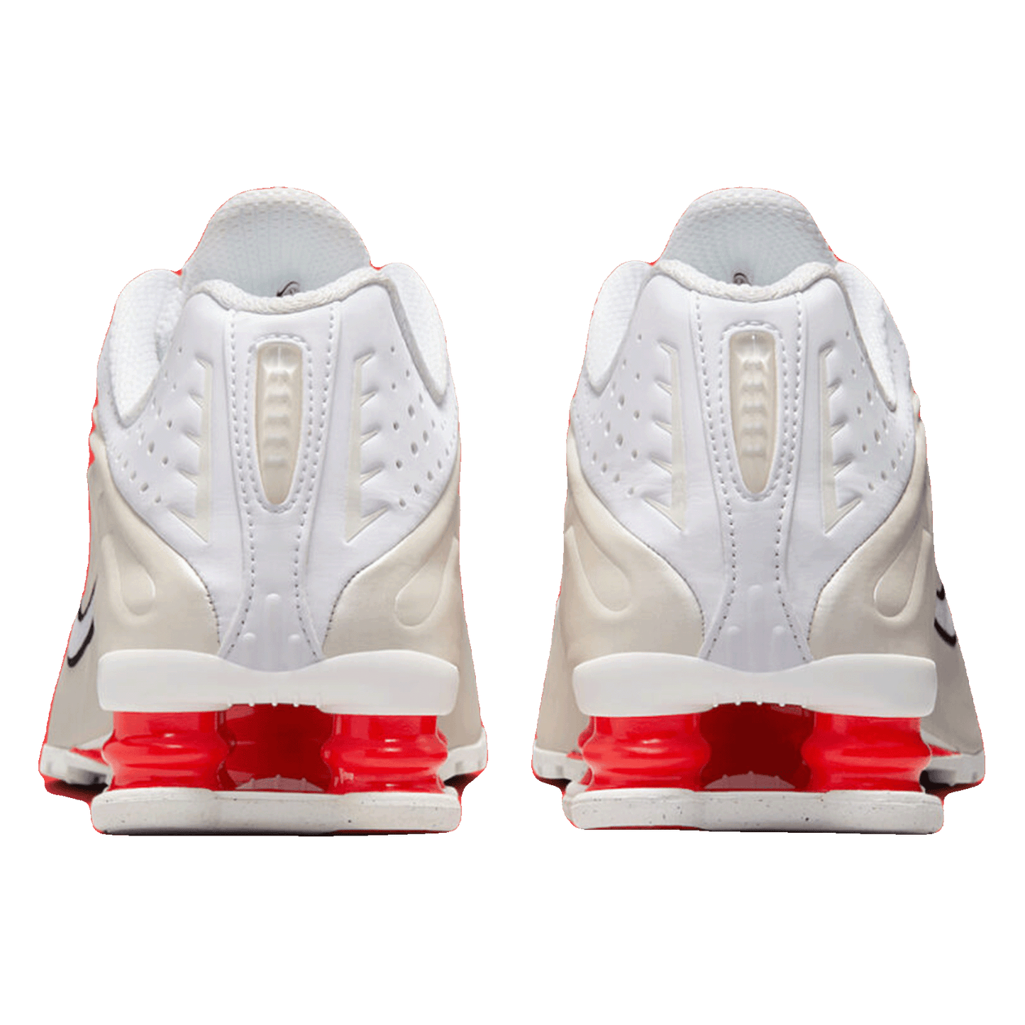 Nike Shox R4 White Phantom Picante Red (W) Back