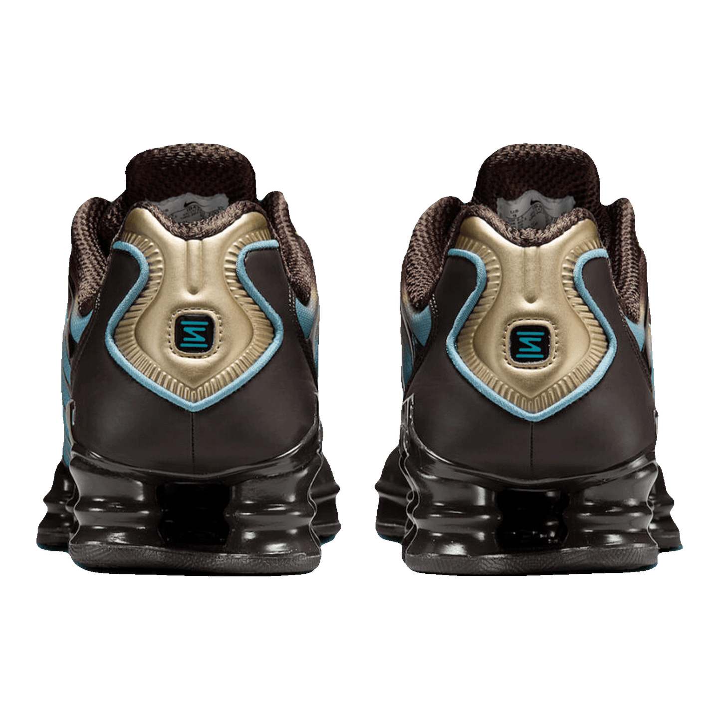 Nike Shox TL Velvet Brown Denim Turquoise (W) Back